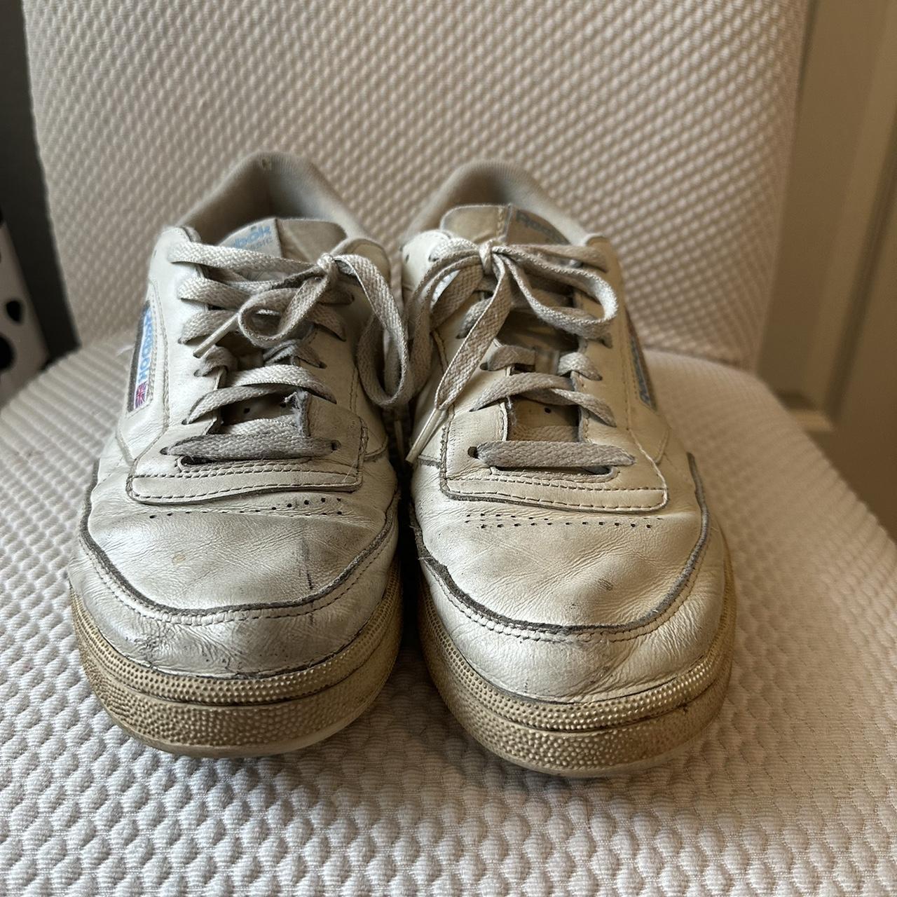 reebok cream sneakers