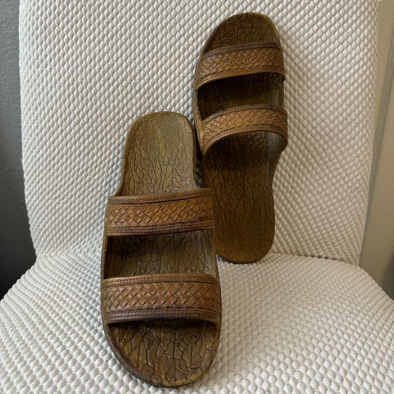 Tan jesus sandals hot sale