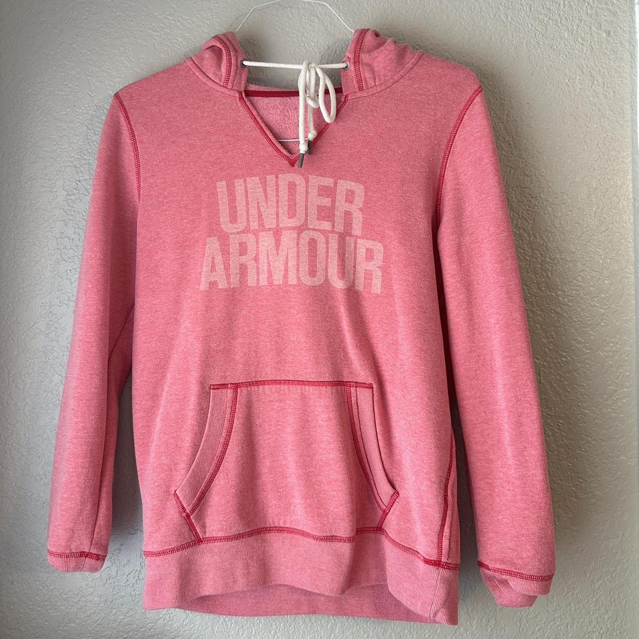 Pink under sales armor hoodie