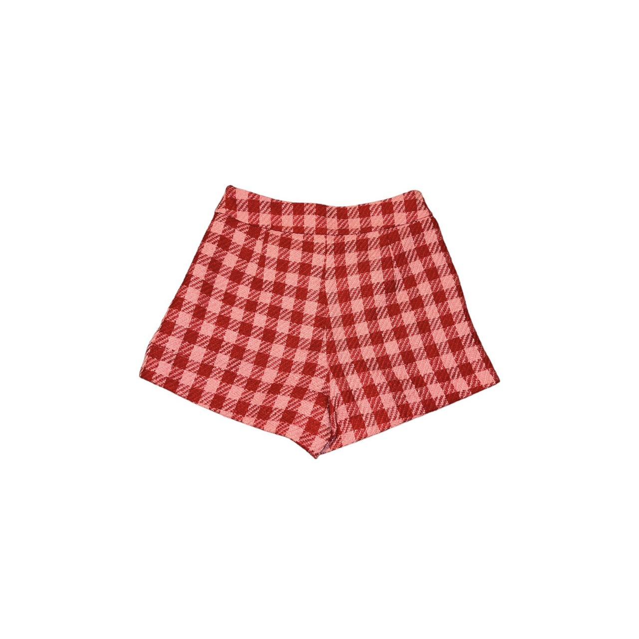 Primark checkered high waited shorts. Brand new... Depop