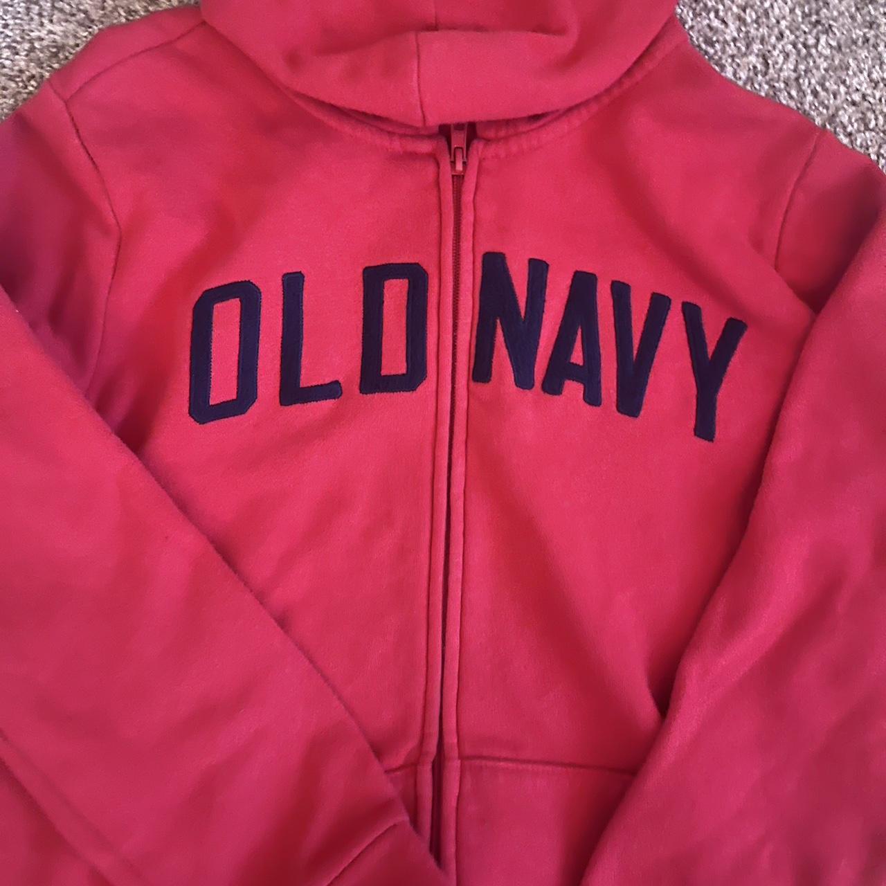 Old navy red zip up hoodie best sale