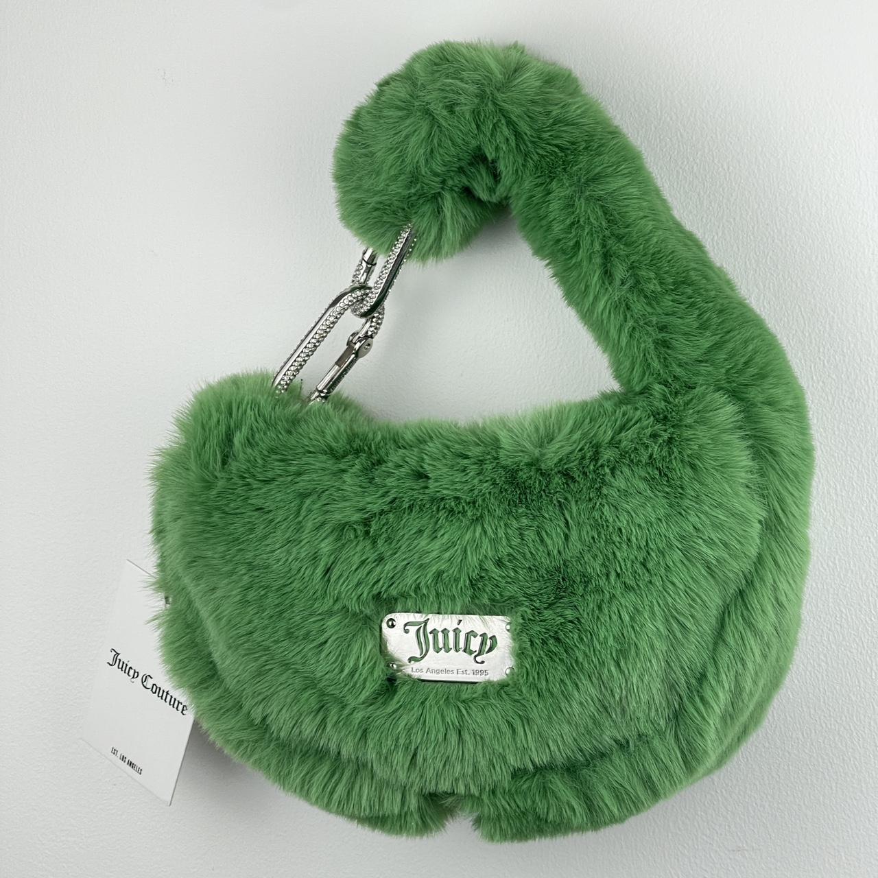 Juicy Couture Green Furry Bag RRP 170 new