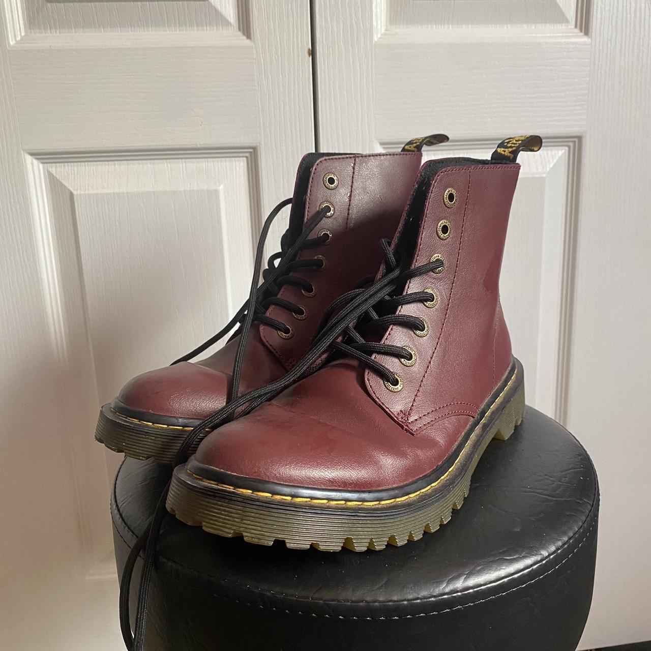 Dr martens cheap luana red