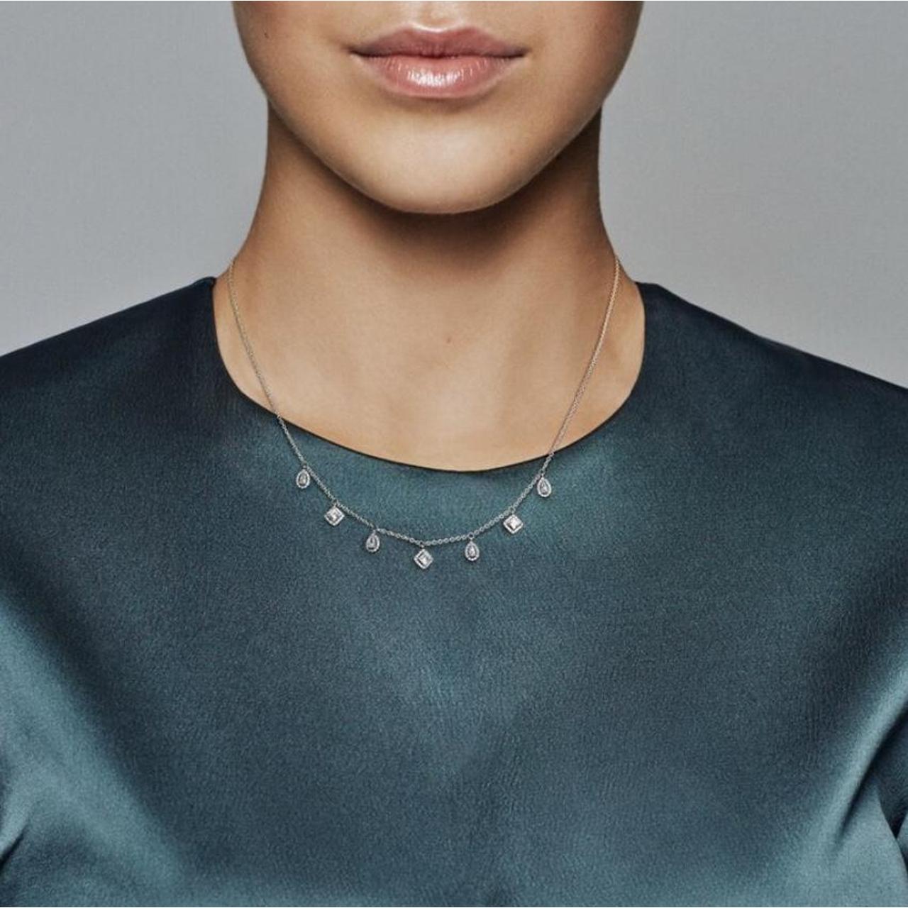 Authentic Pandora Geometric Shapes Necklace,