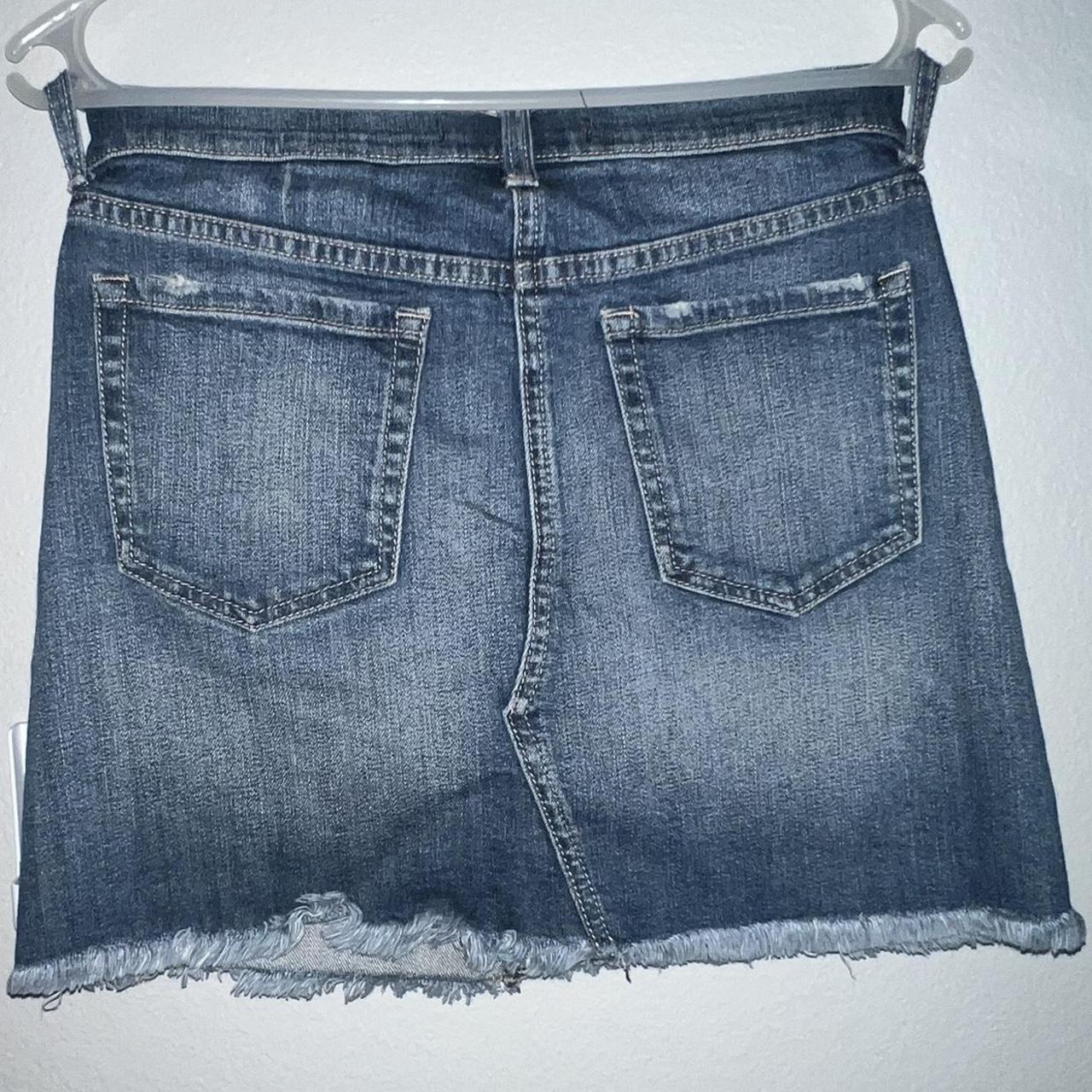 Jean skirt #cute - Depop