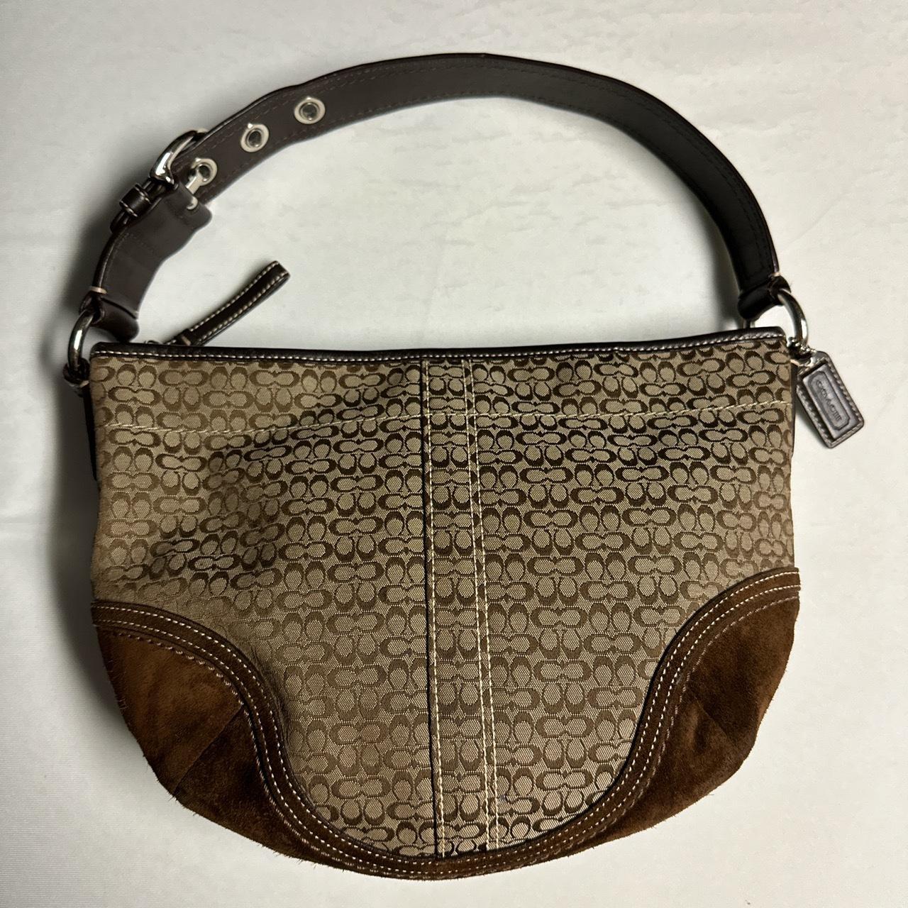 COACH Vintage Hobo Saddle Bag Some suede... Depop