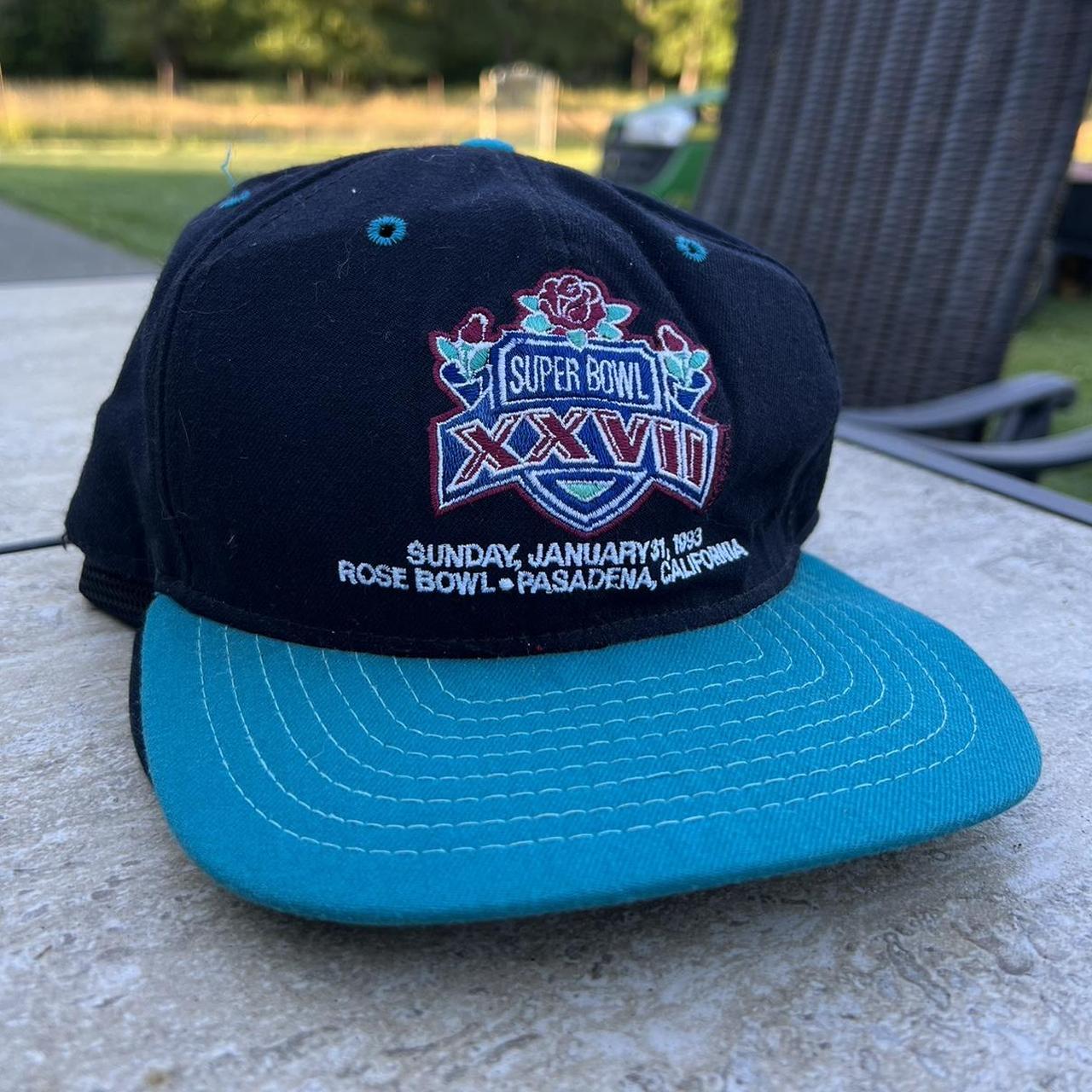 vintage 1993 new era nfl 1993 super bowl xxvii hat - Depop