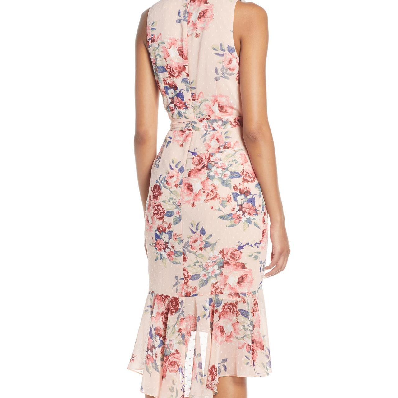 Eliza j floral faux cheap wrap dress