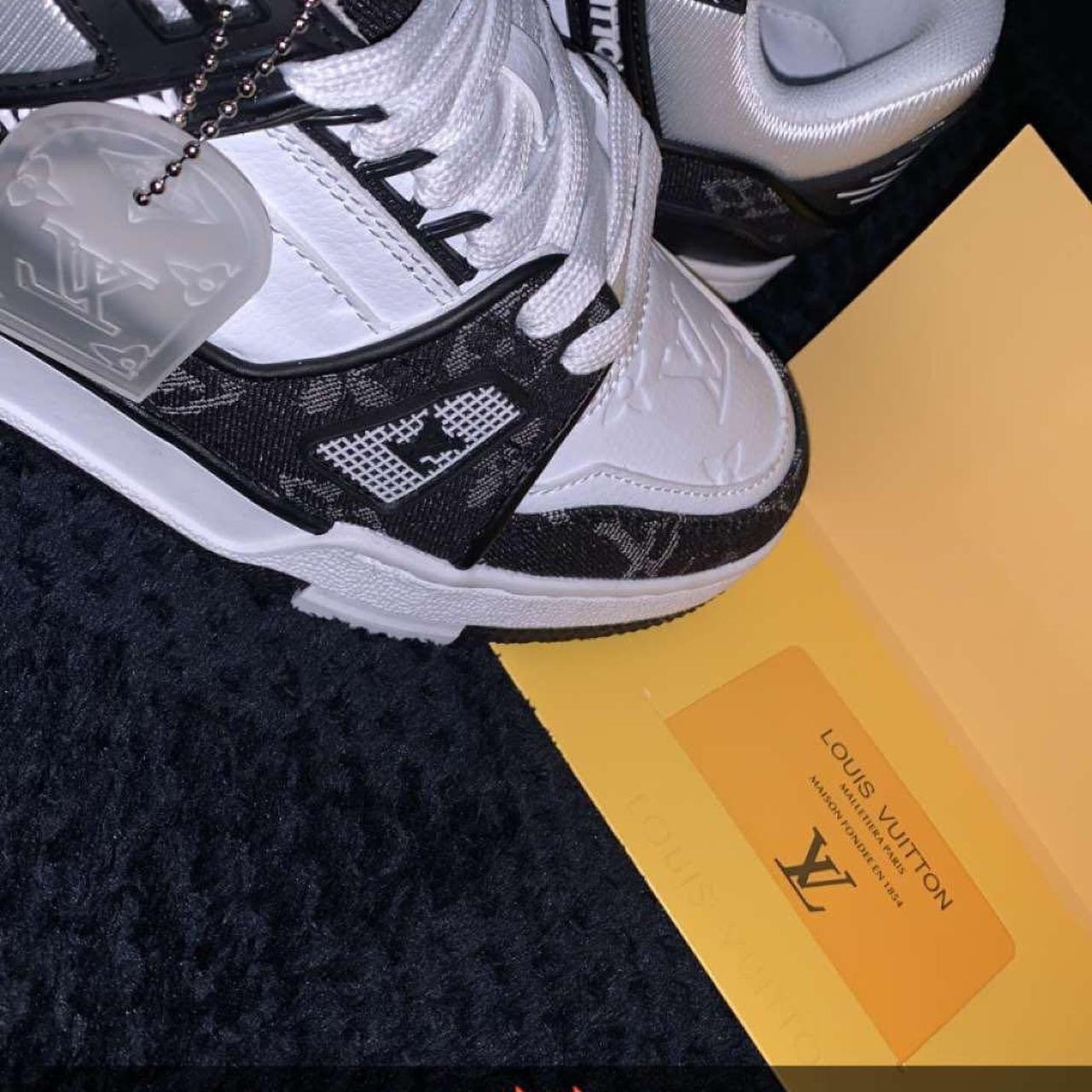 Louis vuitton trainers, size 6 worn a handful of - Depop