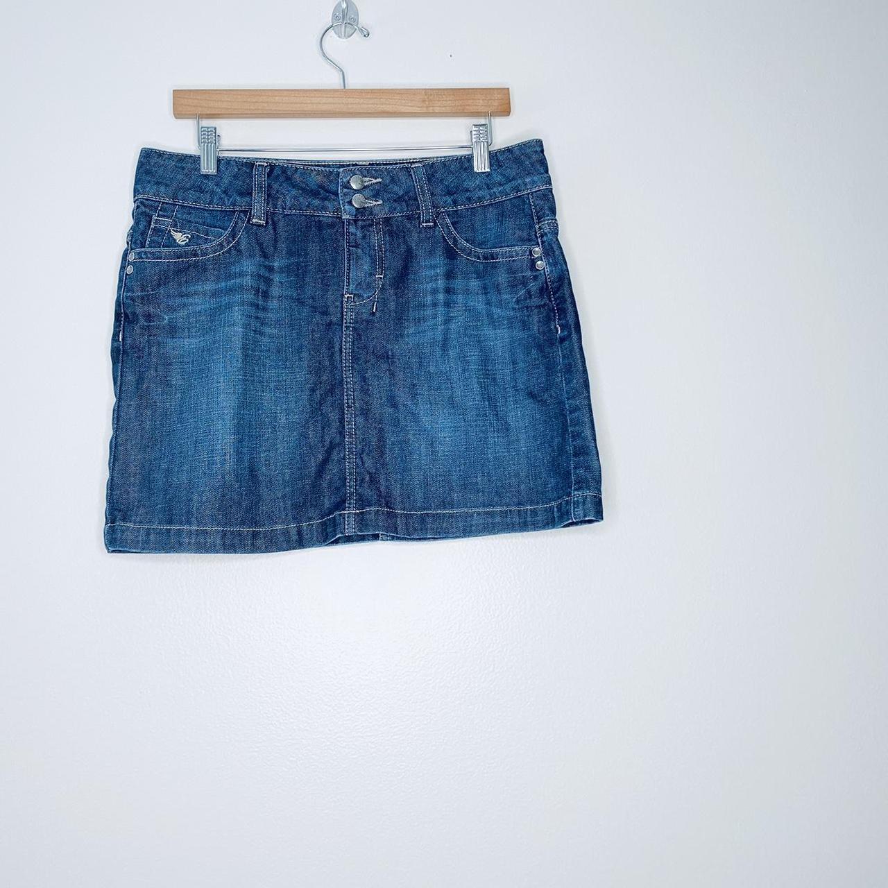 Esprit Denim mini skirt 94107 Size 10 US Medium... - Depop