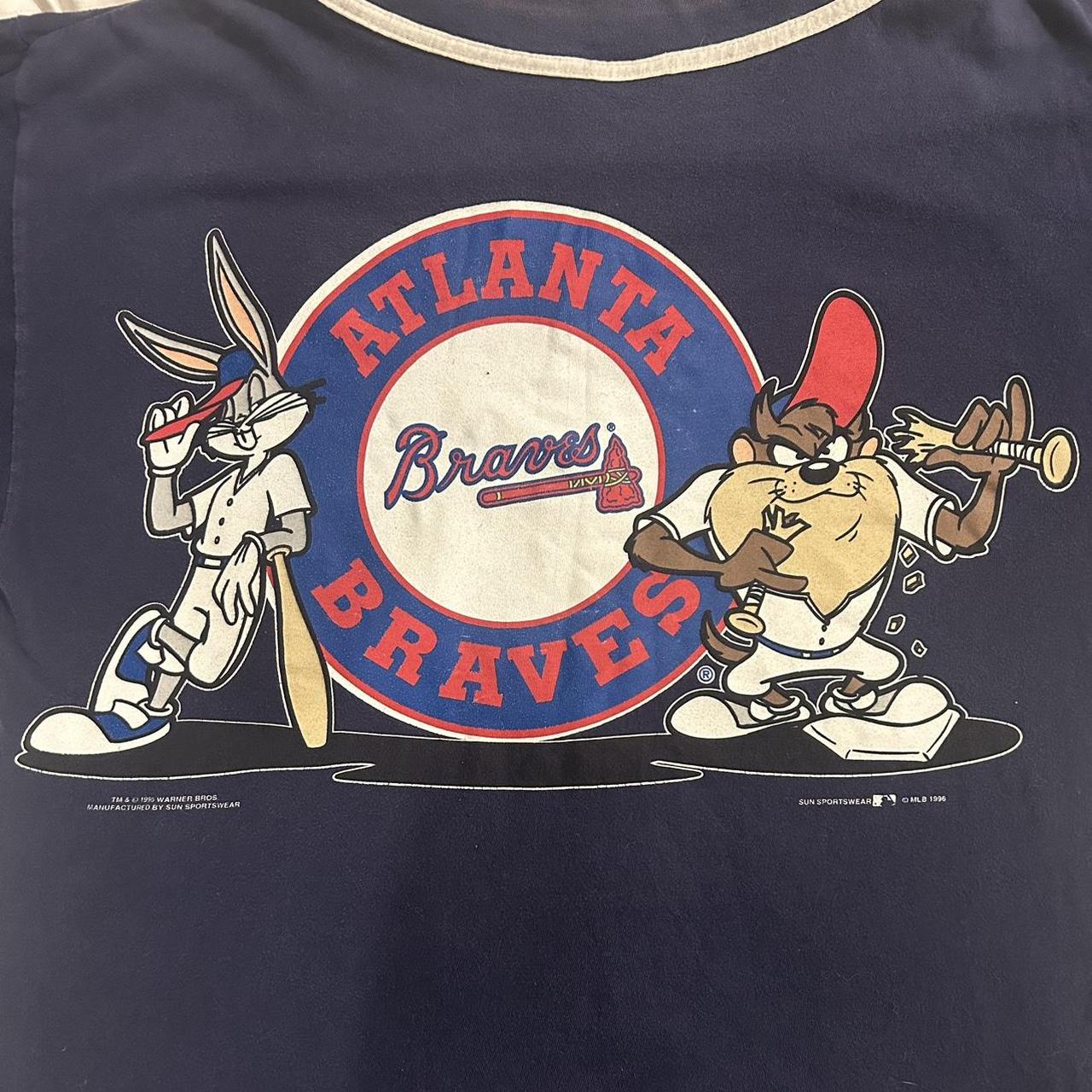 MLB Looney Tunes Atlanta Braves Unisex Vintage - Depop