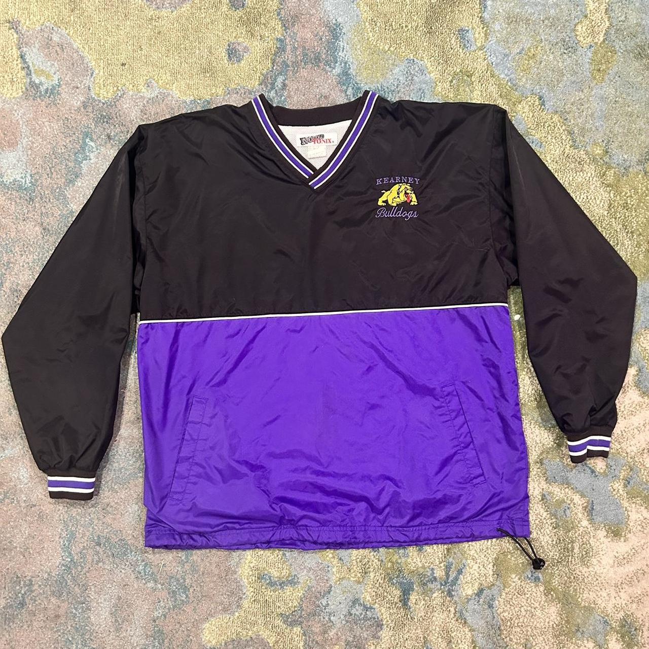 Vintage Kearney bulldogs varsity windbreaker jacket.... Depop