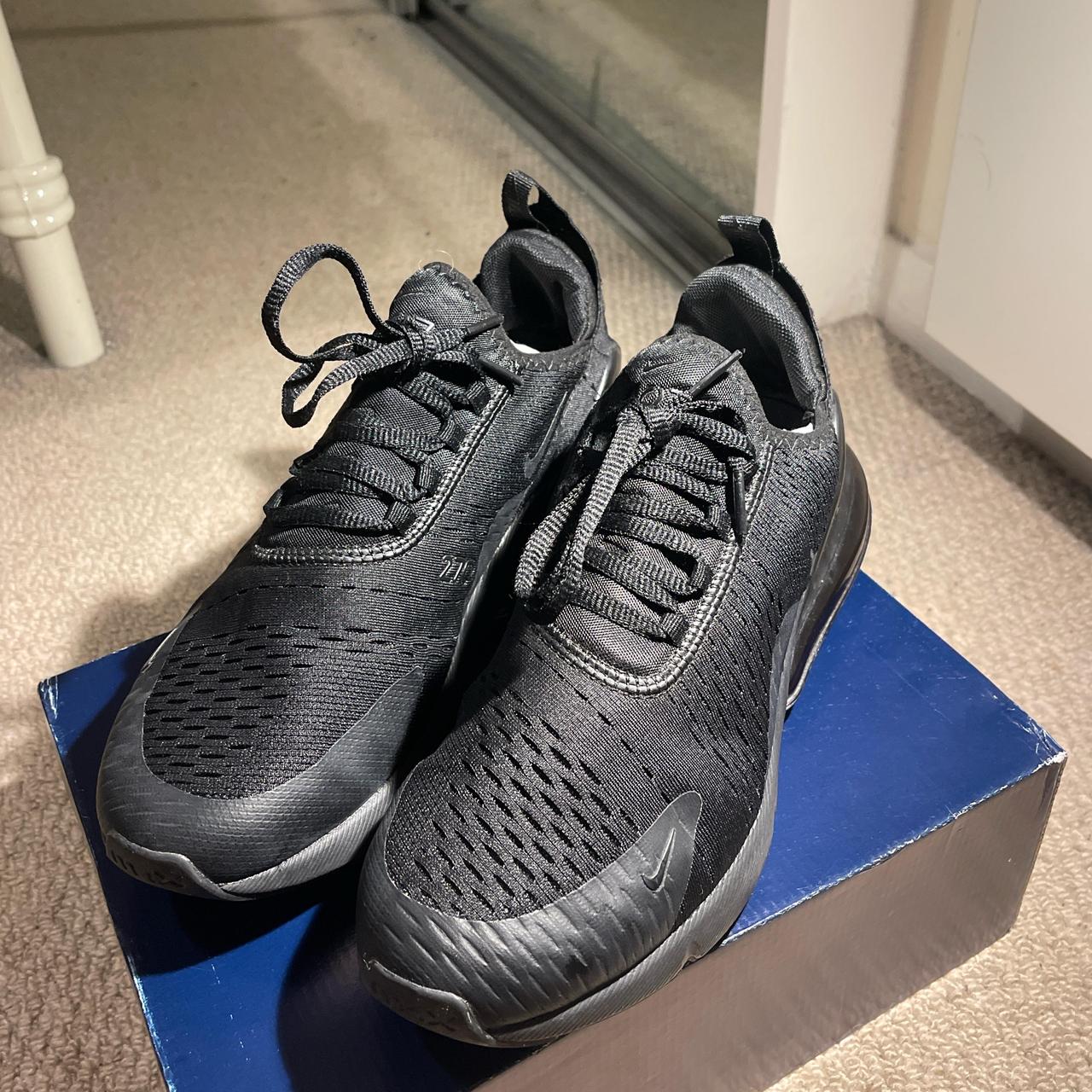 Air max 270 BLACK Never worn Size 9 mens Not got. Depop