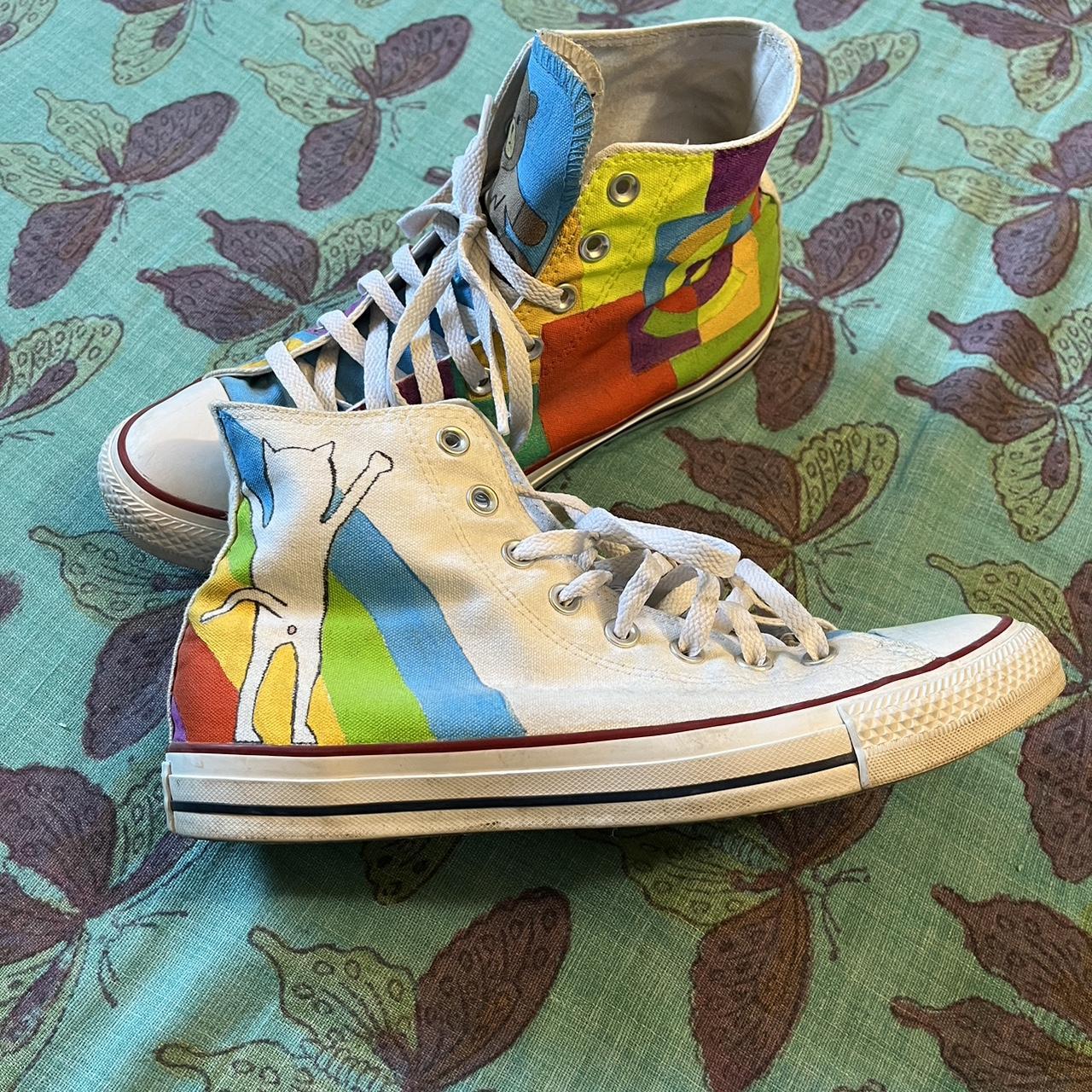 Custom converse rip n dip x teddy fresh colorful