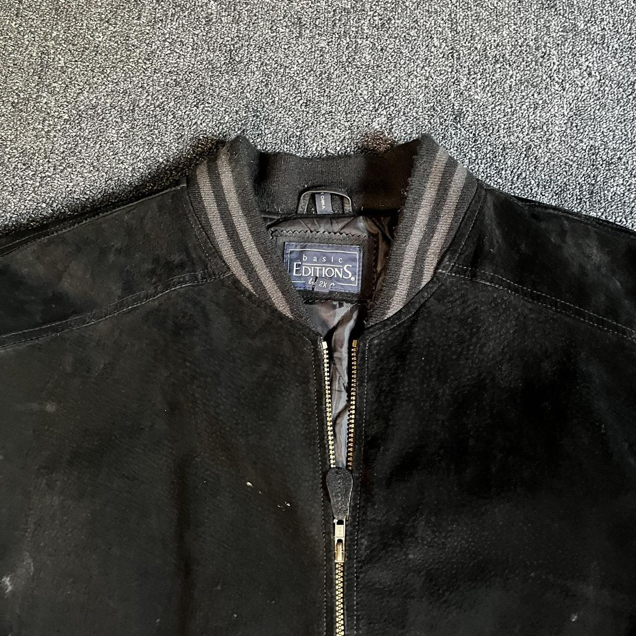 Basic Editions Men's Varsity Jacket - Brown/Black… - image 4