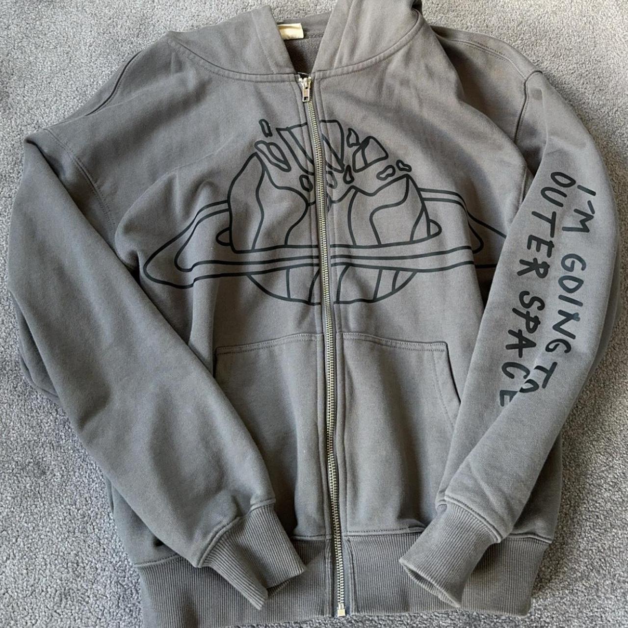 STRONG 005 BROKEN HOODIE (GREY) oursの通販 by こんたろう｜ラクマ