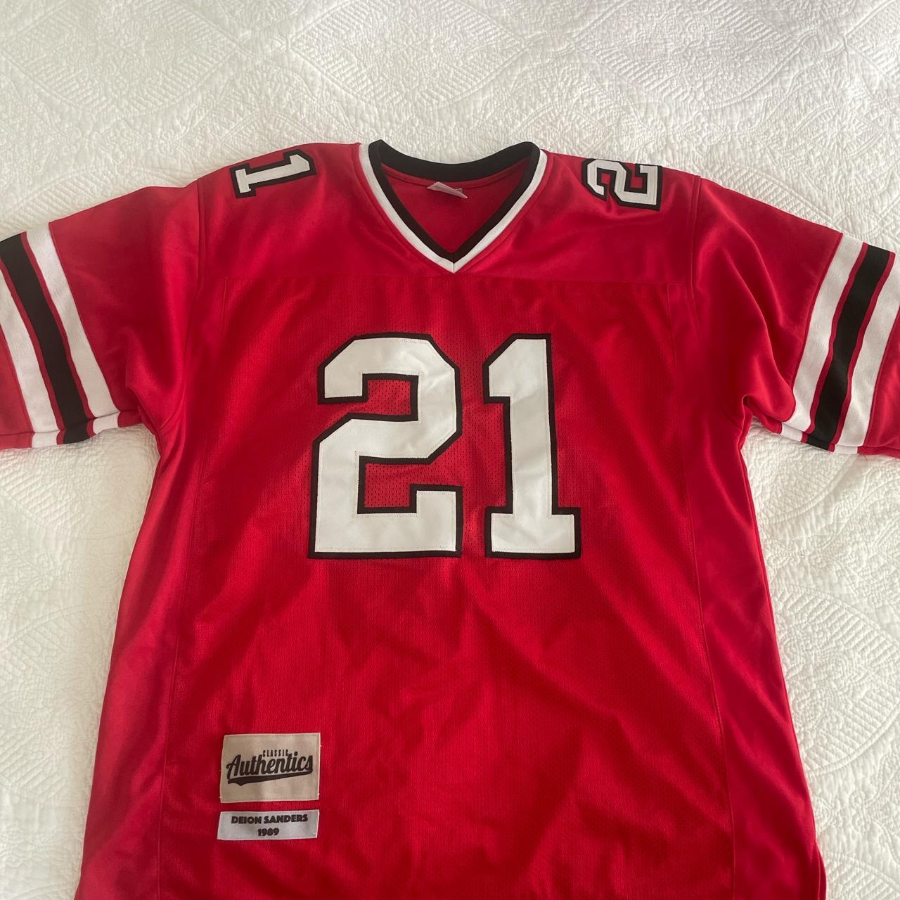 Deion Sanders Atlanta Falcons Classic Authentics Jersey