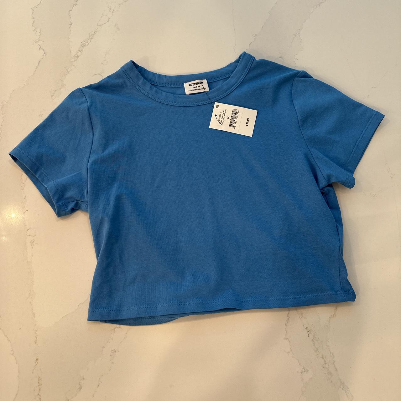 Cotton On Women's Blue T-shirt