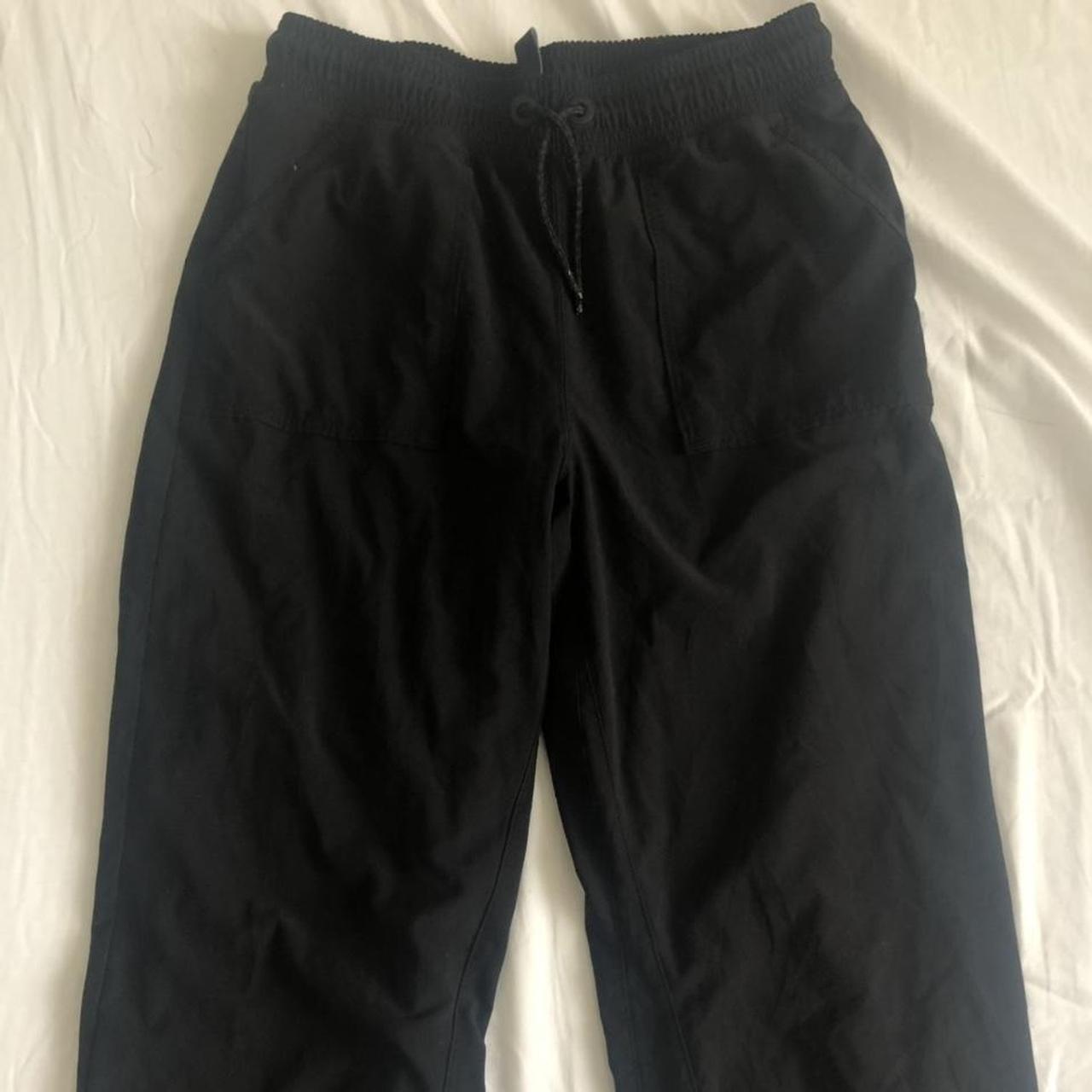 Black Athleta joggers -Worn a twice -Size 12 for... - Depop