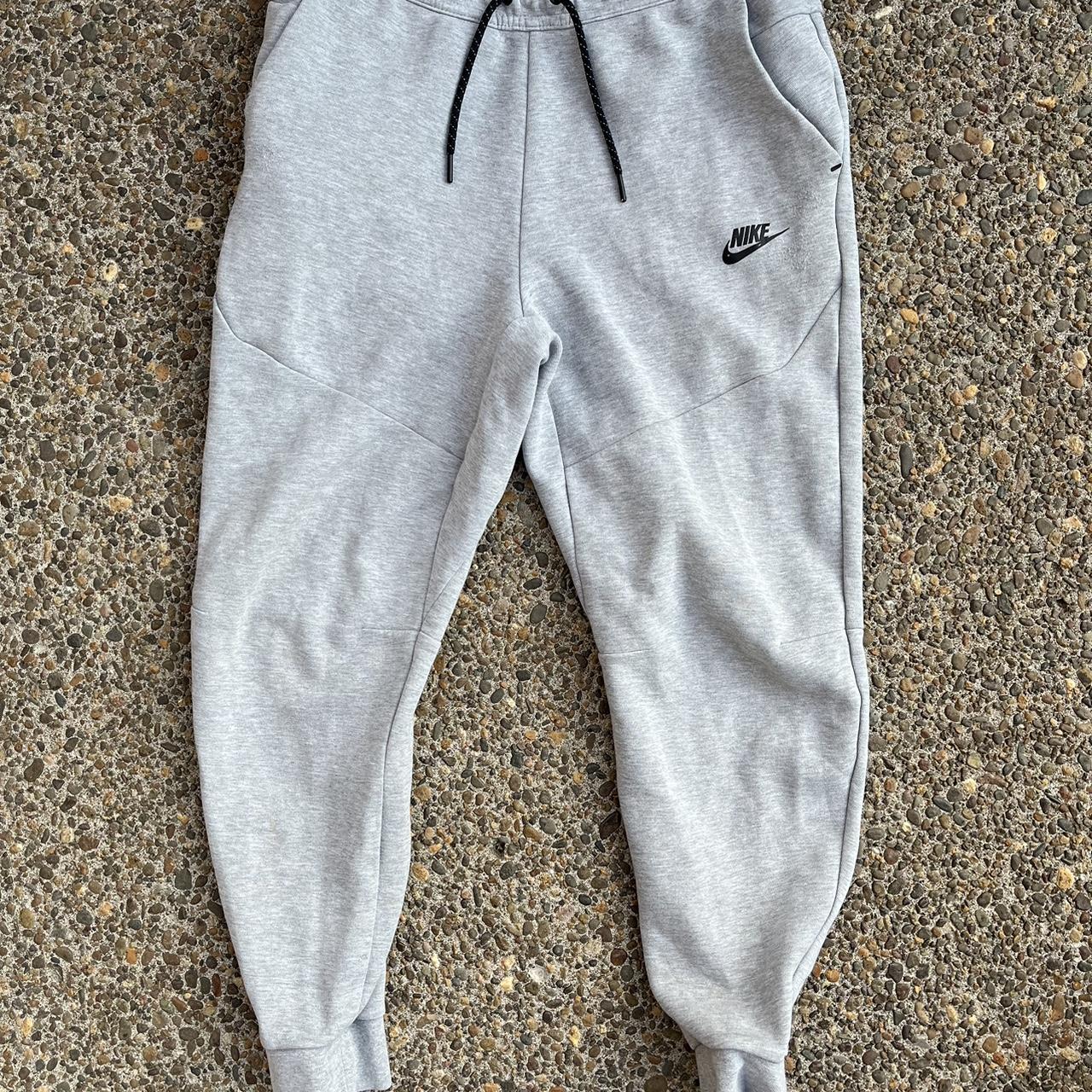 Nike tech pants (zip on back) size small Pretty... - Depop