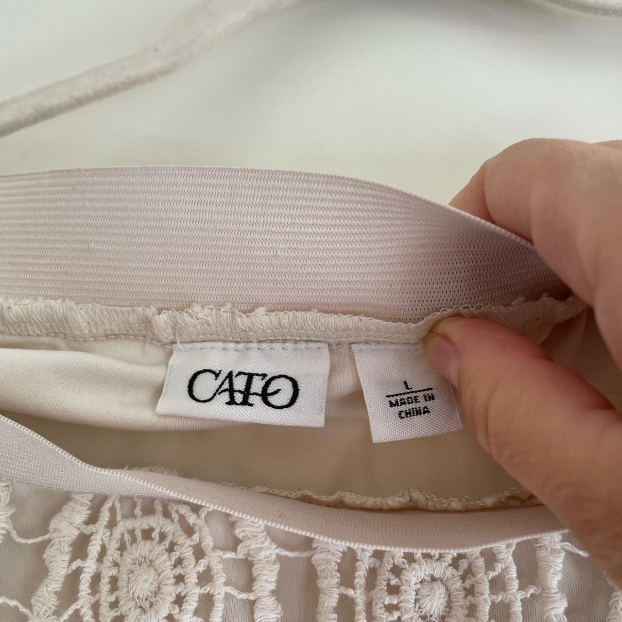 Cato Women's Cream Skirt (3)