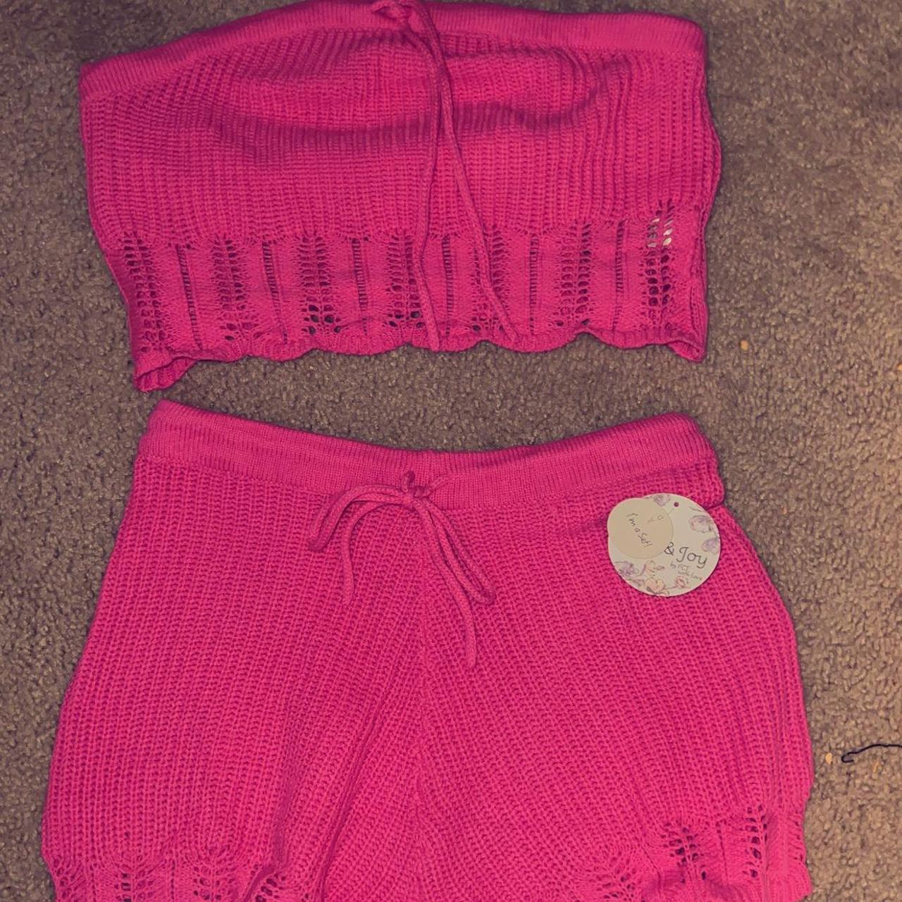Zara Women's Pink Jumpsuit Depop