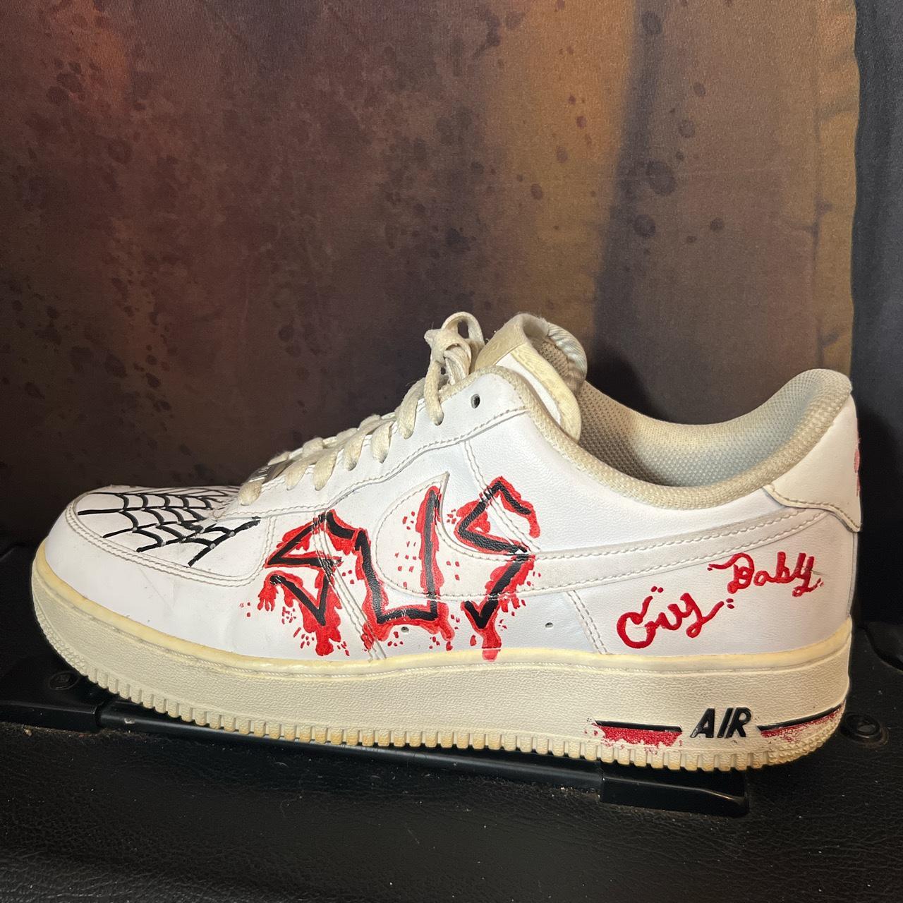 Lil peep clearance custom air forces