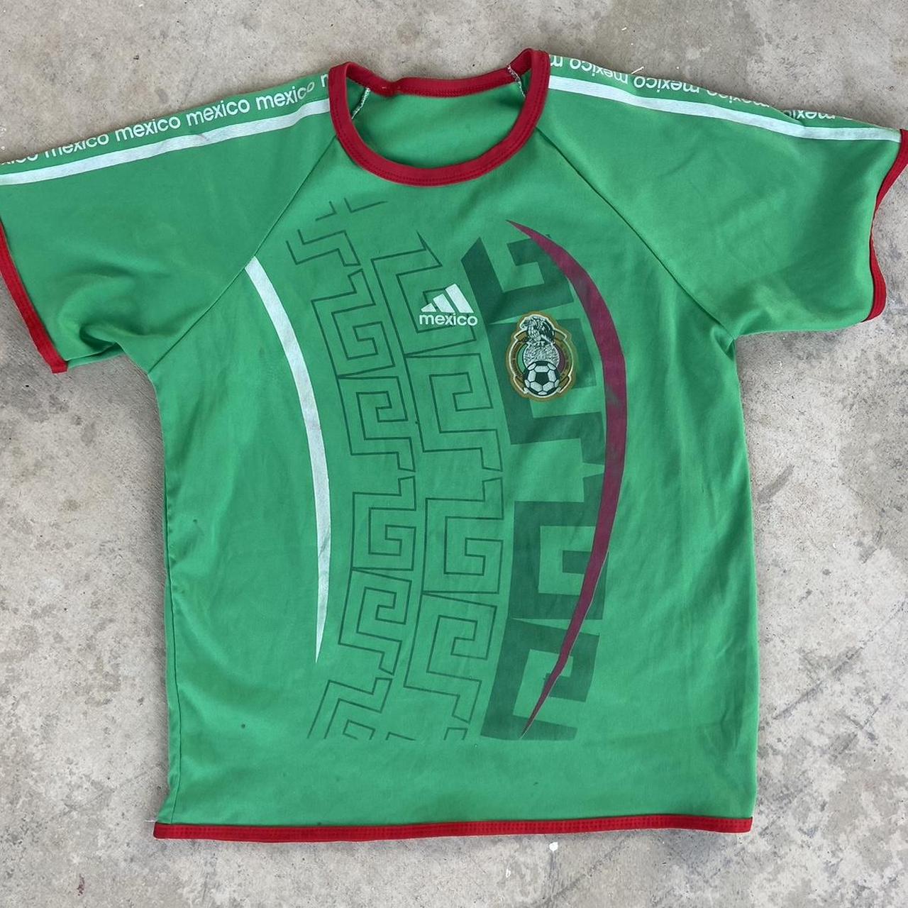 Mexico Soccer Jersey Size Small Large Green Graphic AOP - Depop