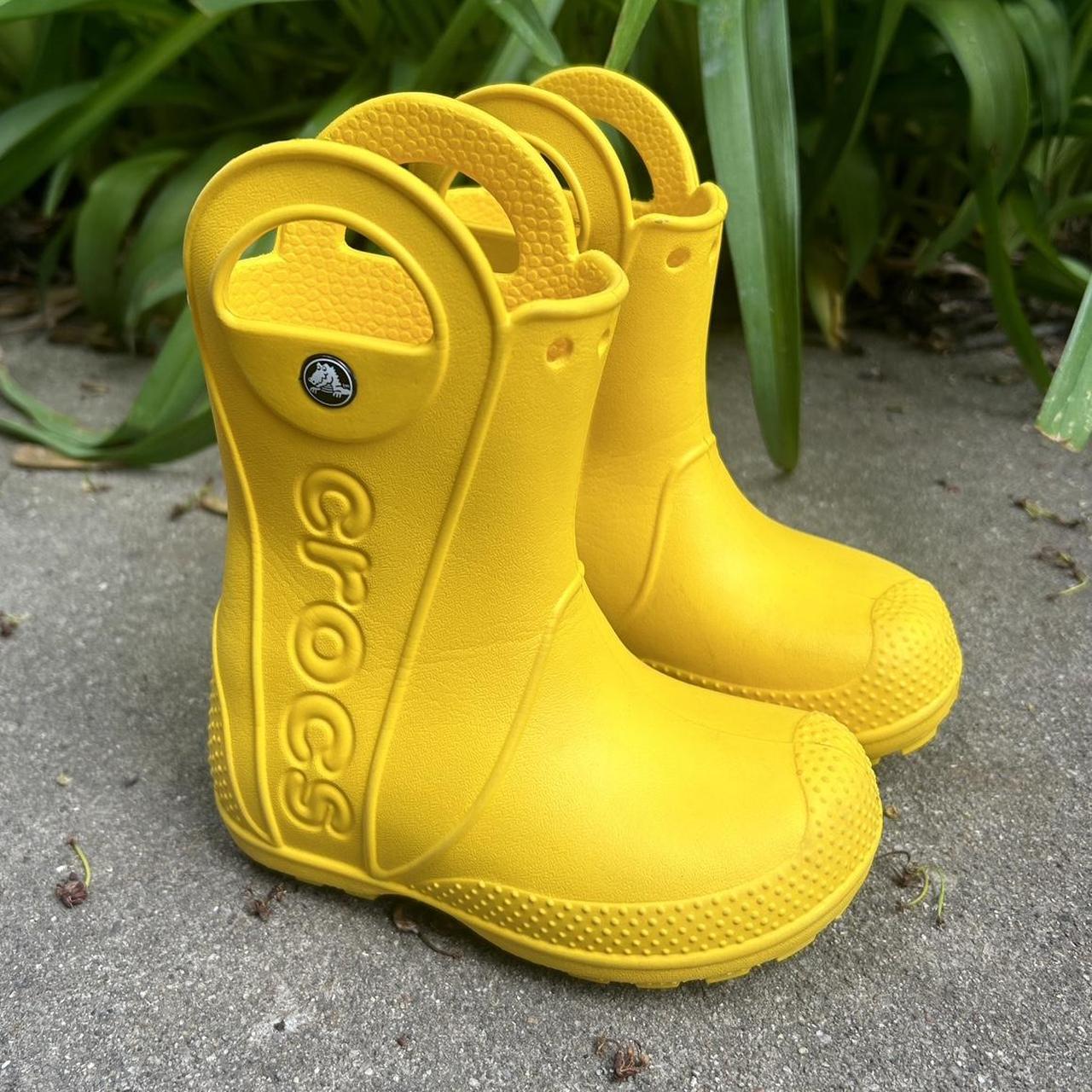 Shoes Boys Yellow Boots Shoes Kids Croc Boots Toddler Croc Boots