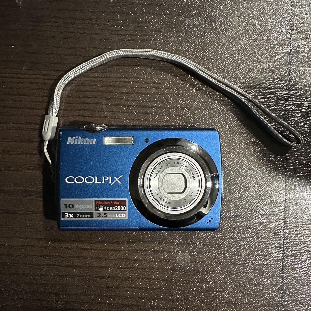 blue nikon coolpix s220 digital camera not on sale... Depop
