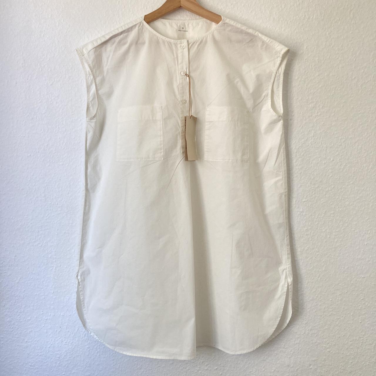 Brand new french sleeve tunic from Muji with - Main Image
