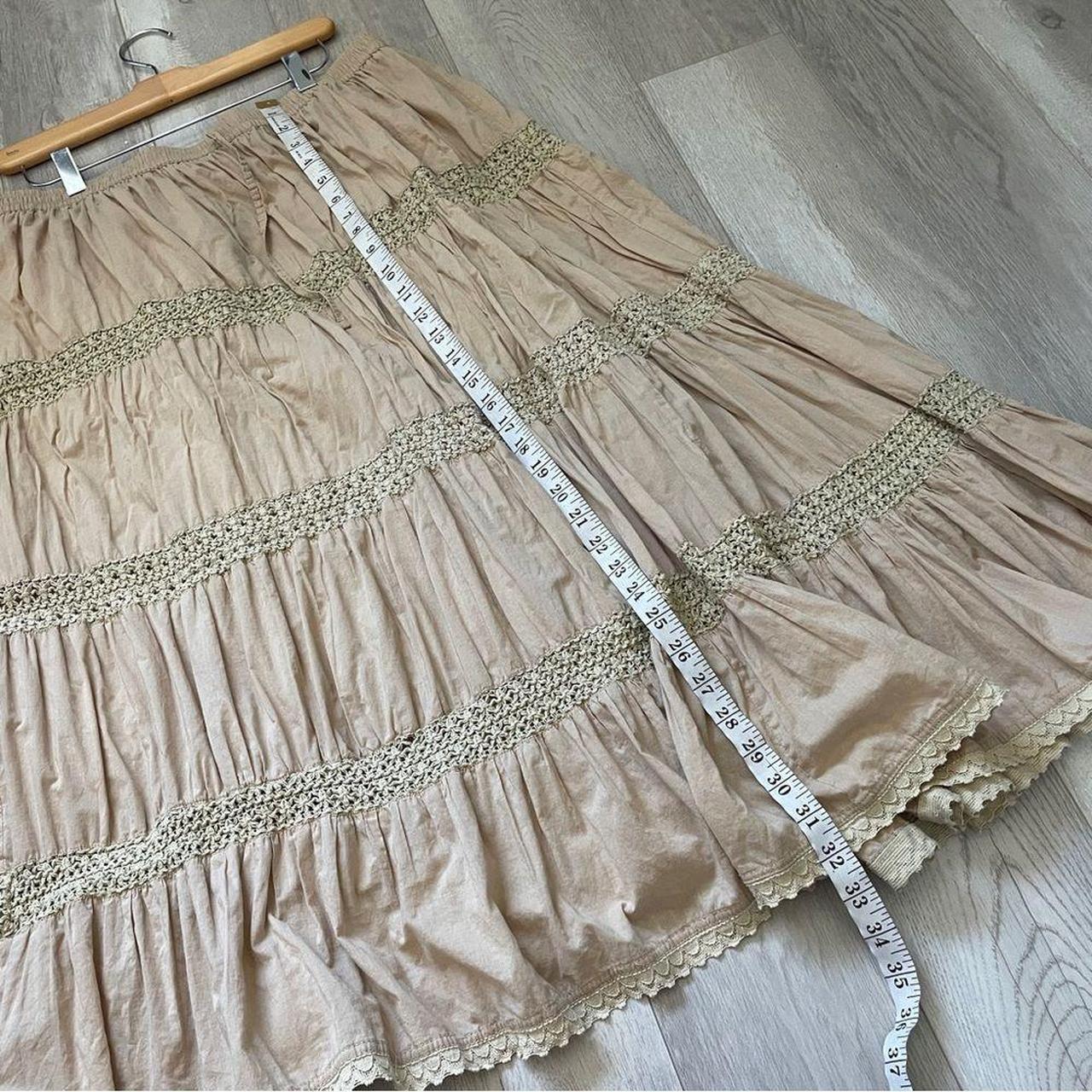 Preloved Women's Midi Skirt - Tan - L – Bohemian … - image 7