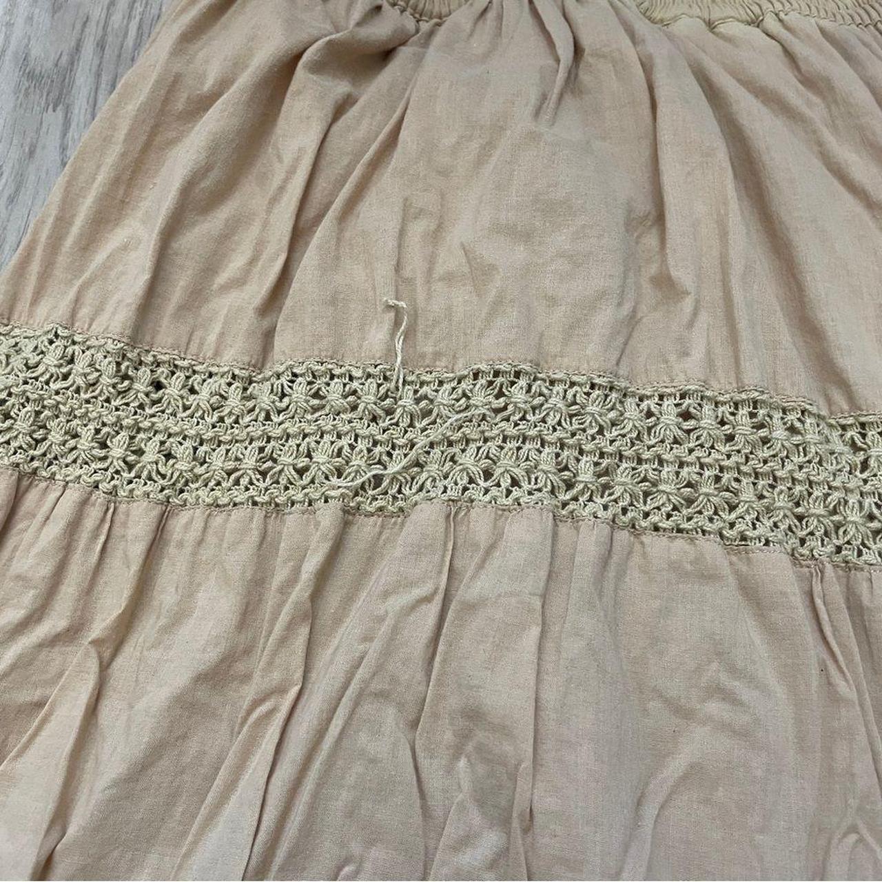 Preloved Women's Midi Skirt - Tan - L – Bohemian … - image 5