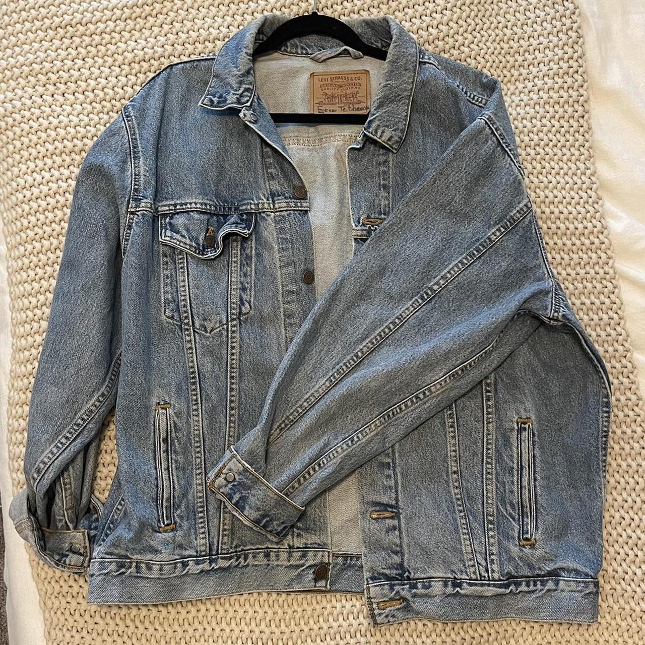 Levi Vintage Jean Jacket Size Xl (men’s) - Depop