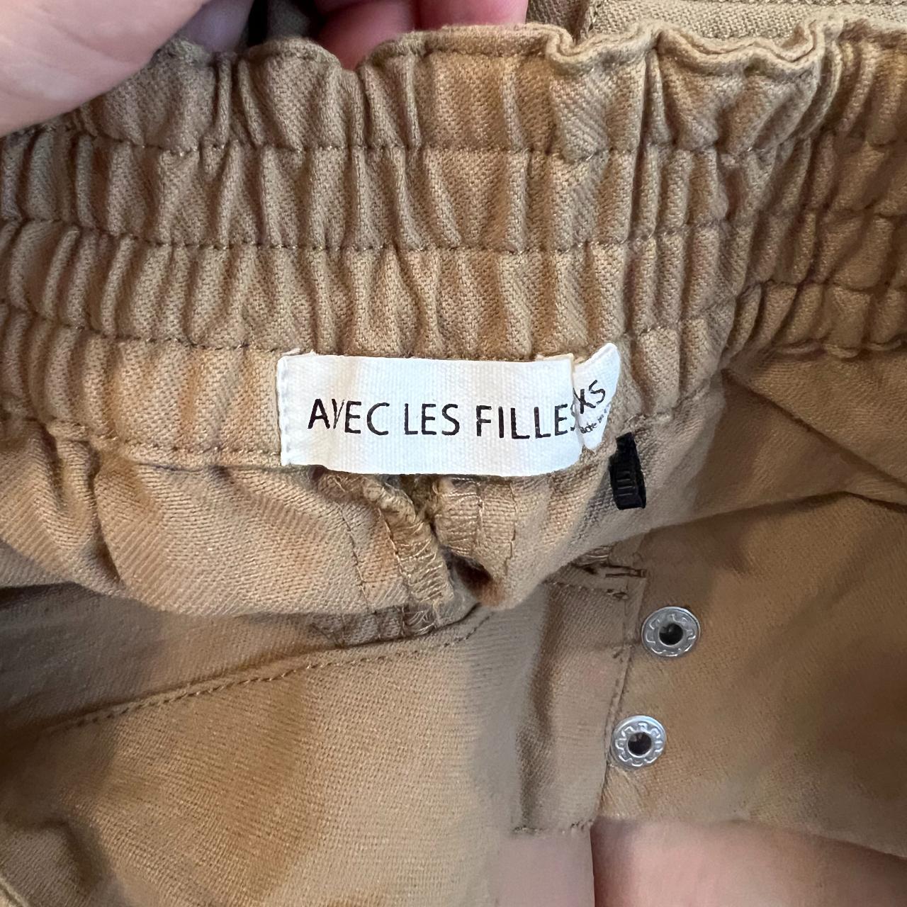 Avec Les Filles Cargo Pants Size Xss Tan Size Xss Depop