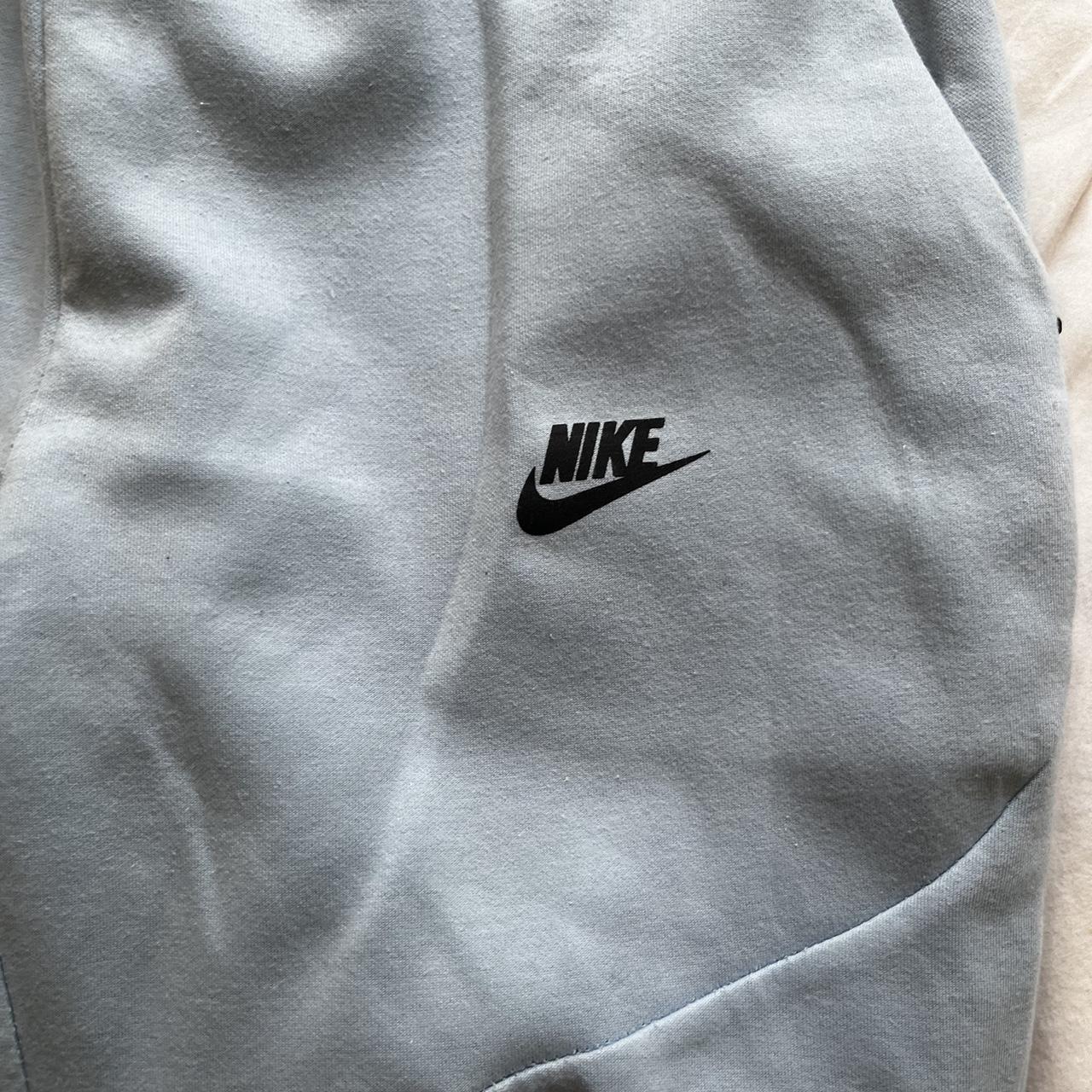 Light blue Nike tech fleece bottoms. Good condition... Depop