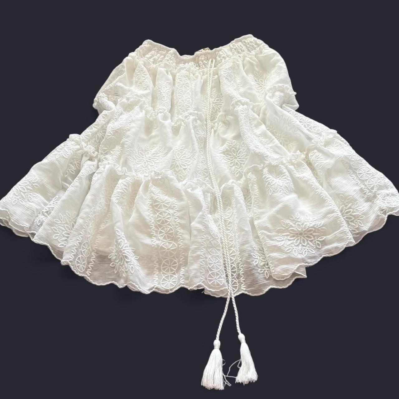 Free People Women's Skirt - White - S – Blu Peppe… - image 1