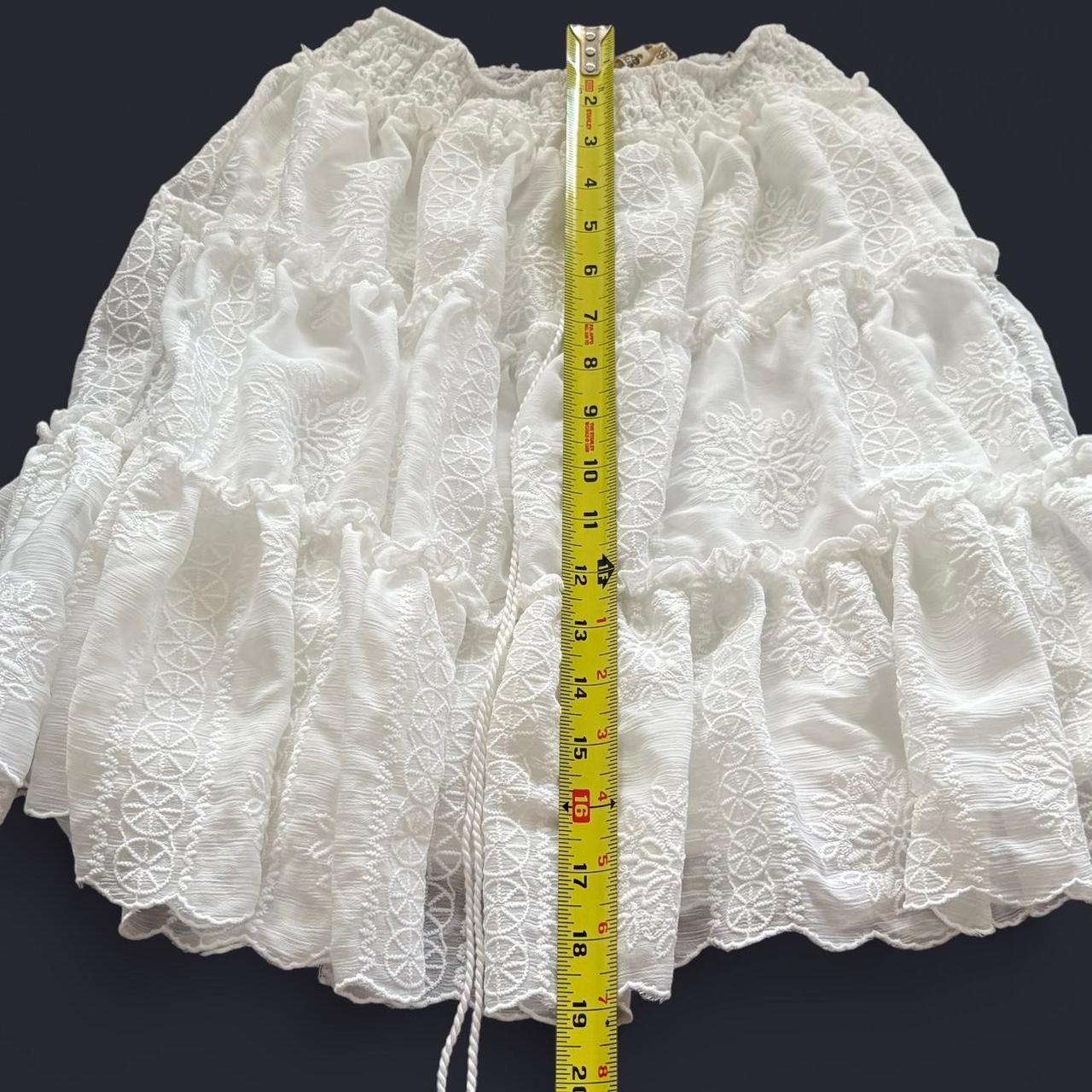 Free People Women's Skirt - White - S – Blu Peppe… - image 3