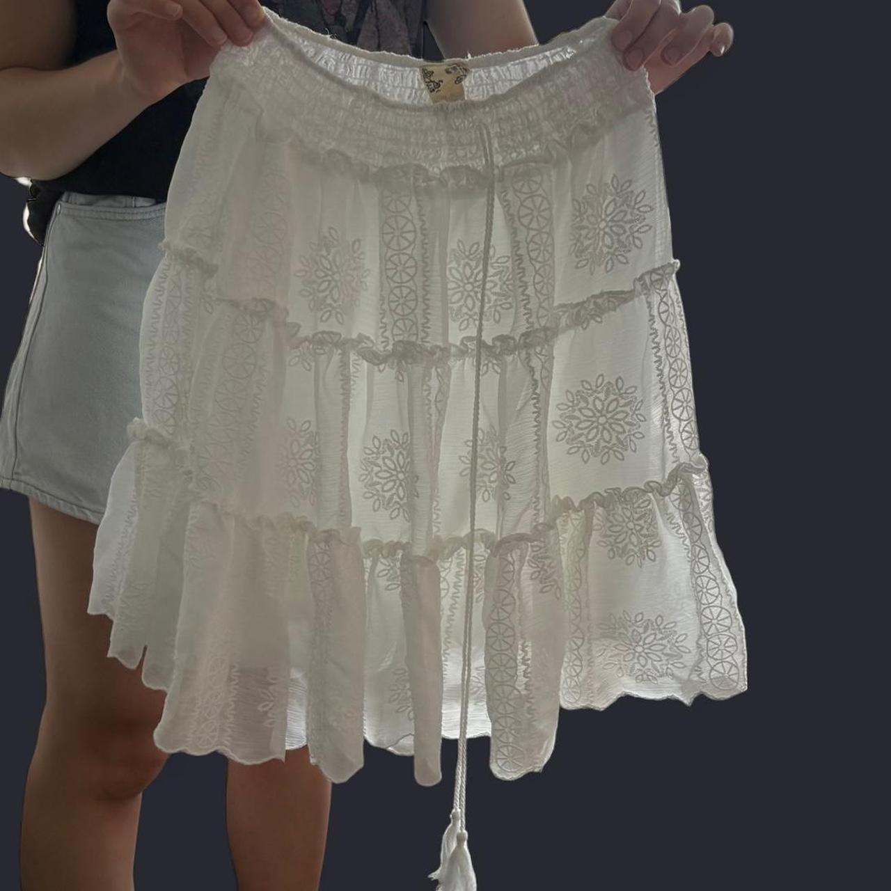 Free People Women's Skirt - White - S – Blu Peppe… - image 5