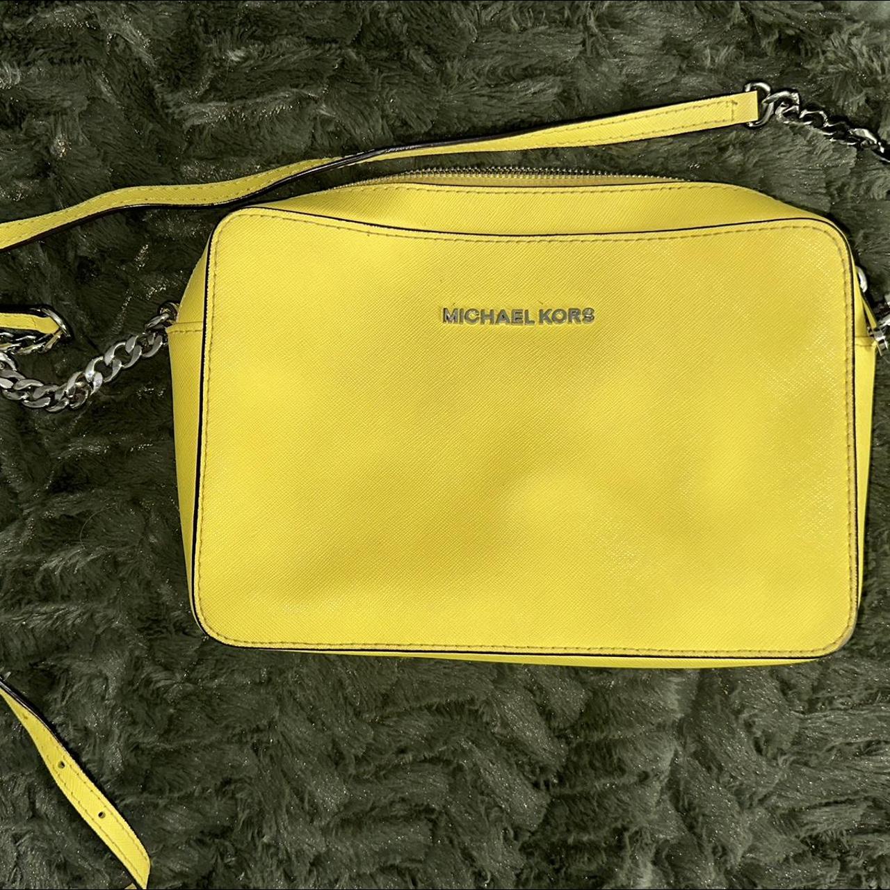 Michael kors yellow crossbody on sale bag