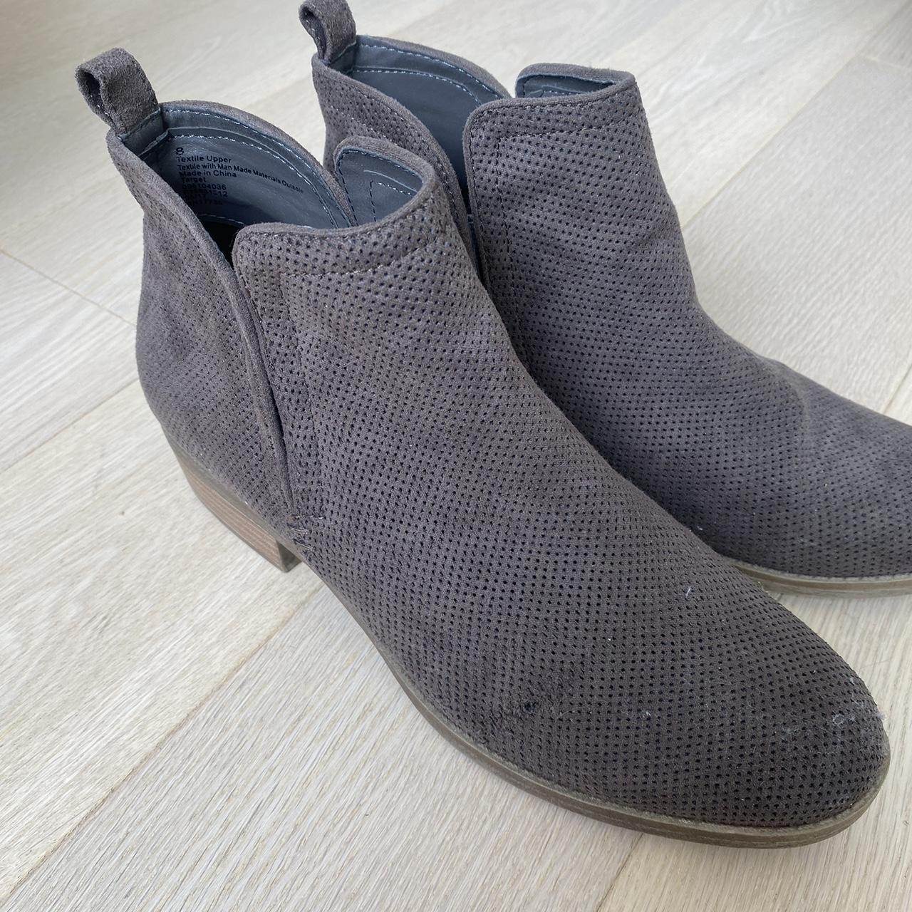 Gray hot sale booties target