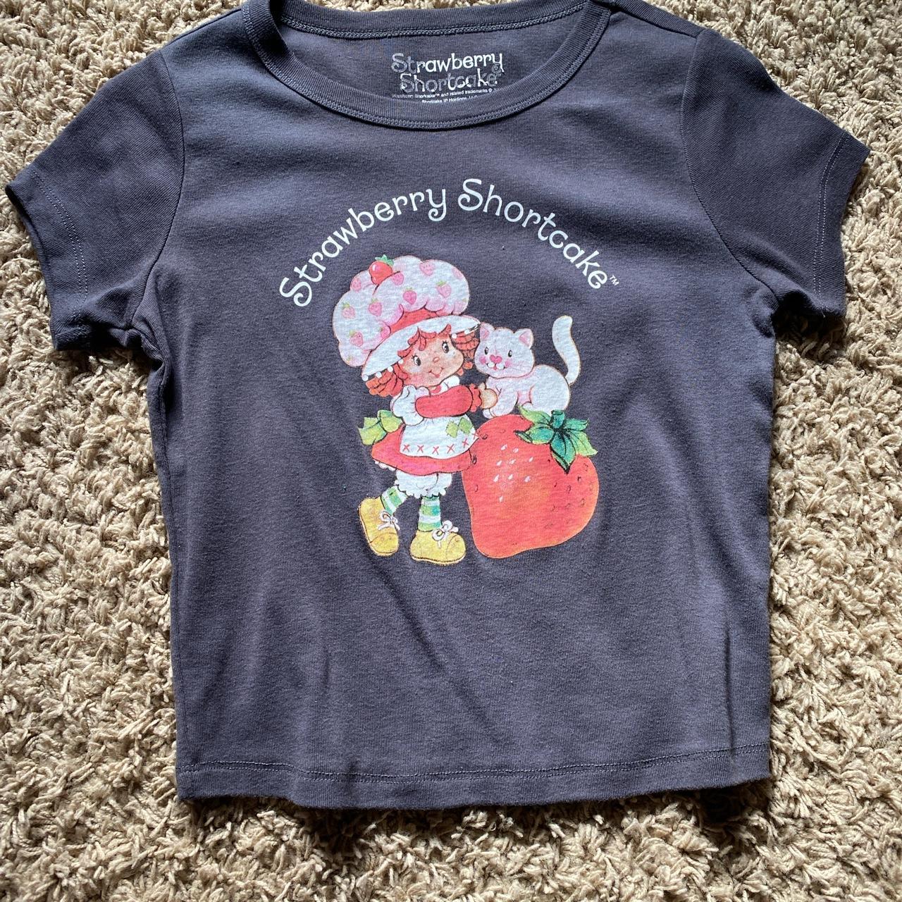 Strawberry shortcake shirt. Says it’s a large but... - Depop