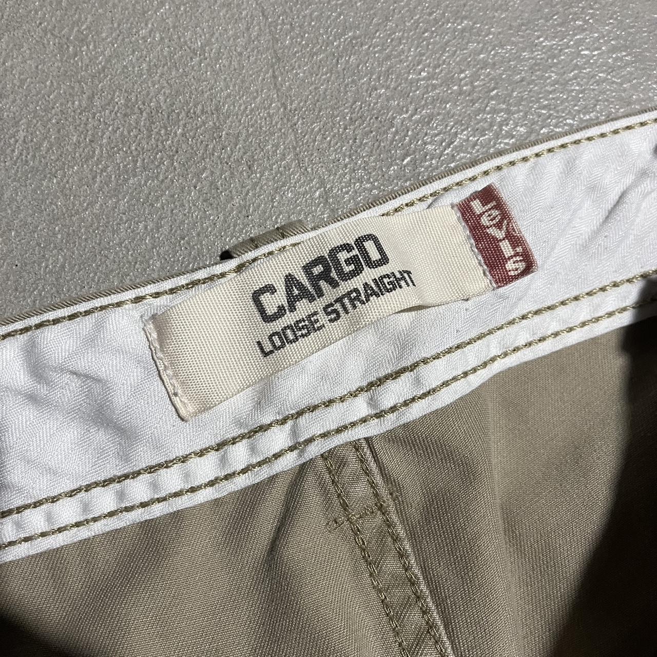 Vintage Levi Loose Fit Cargo Pants Tagged... - Depop