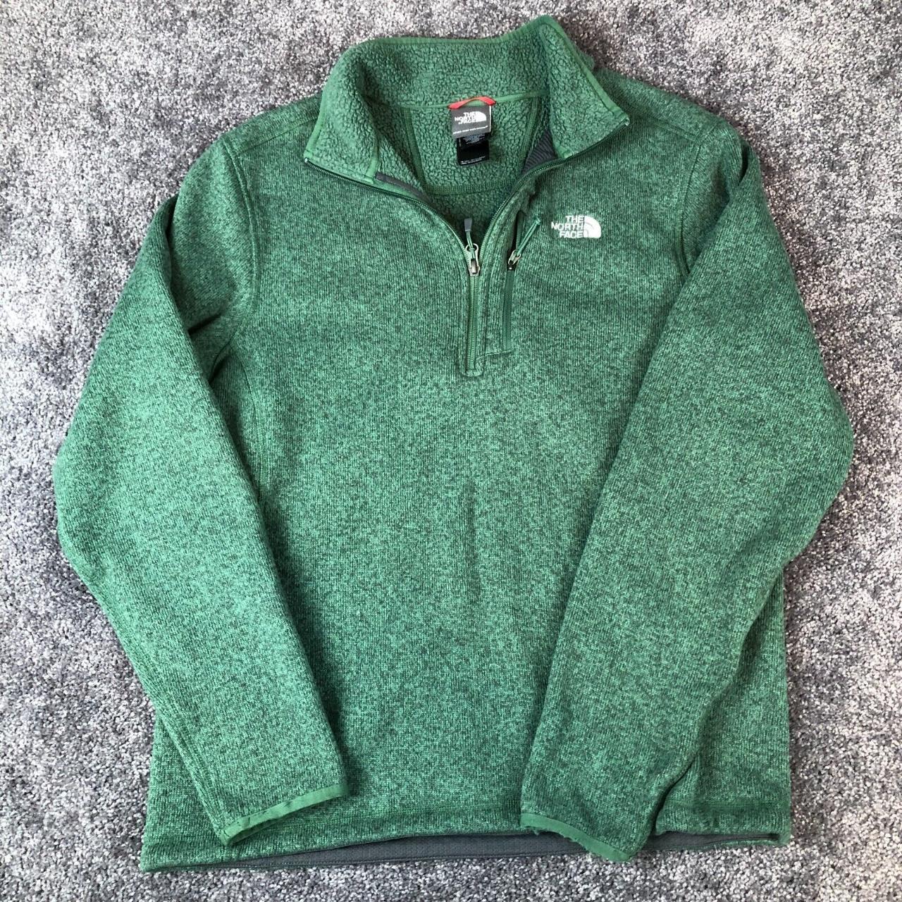 North face deals green sweater