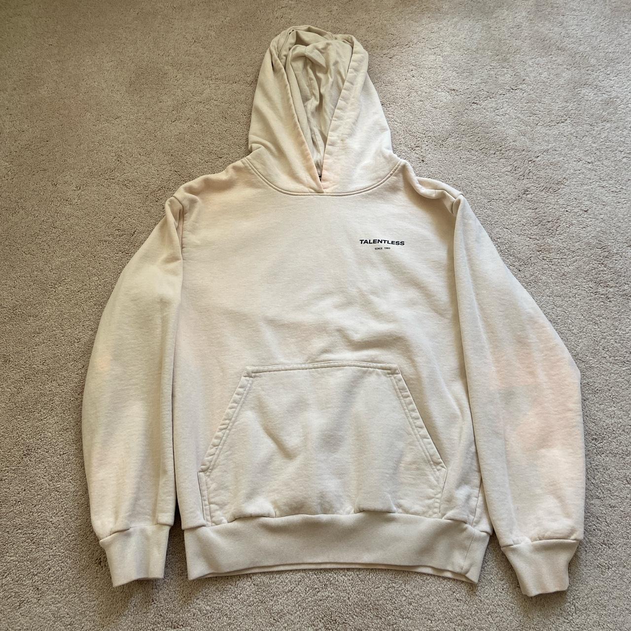 TALENTLESS by Scott Disick Sweatshirt Color: Cream... - Depop