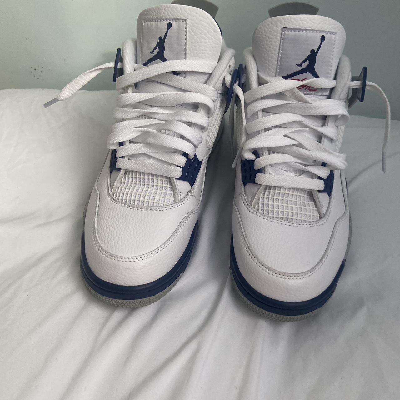 Jordan 4 midnight navy’s - Depop