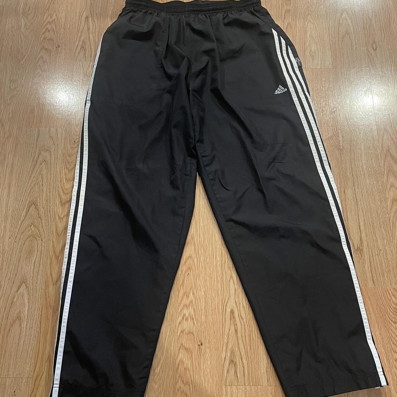 Y2k adidas track pants Size Xl No flaws great condition - Depop