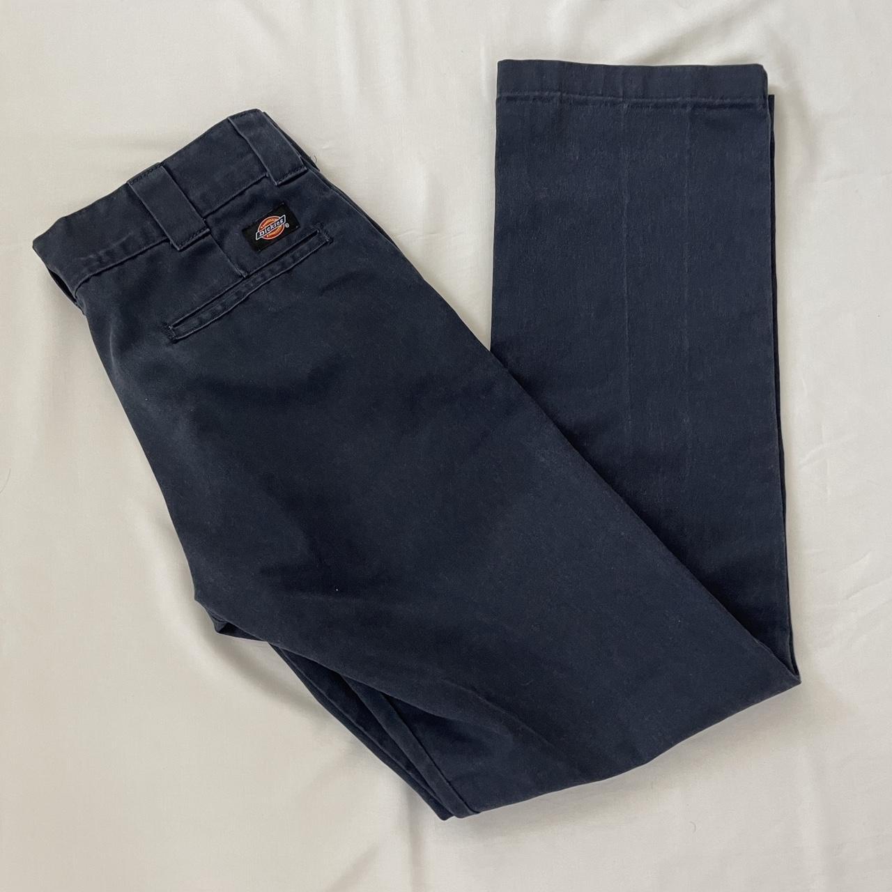 Navy Blue dickies 874’s -30x34 -flaw on left... - Depop