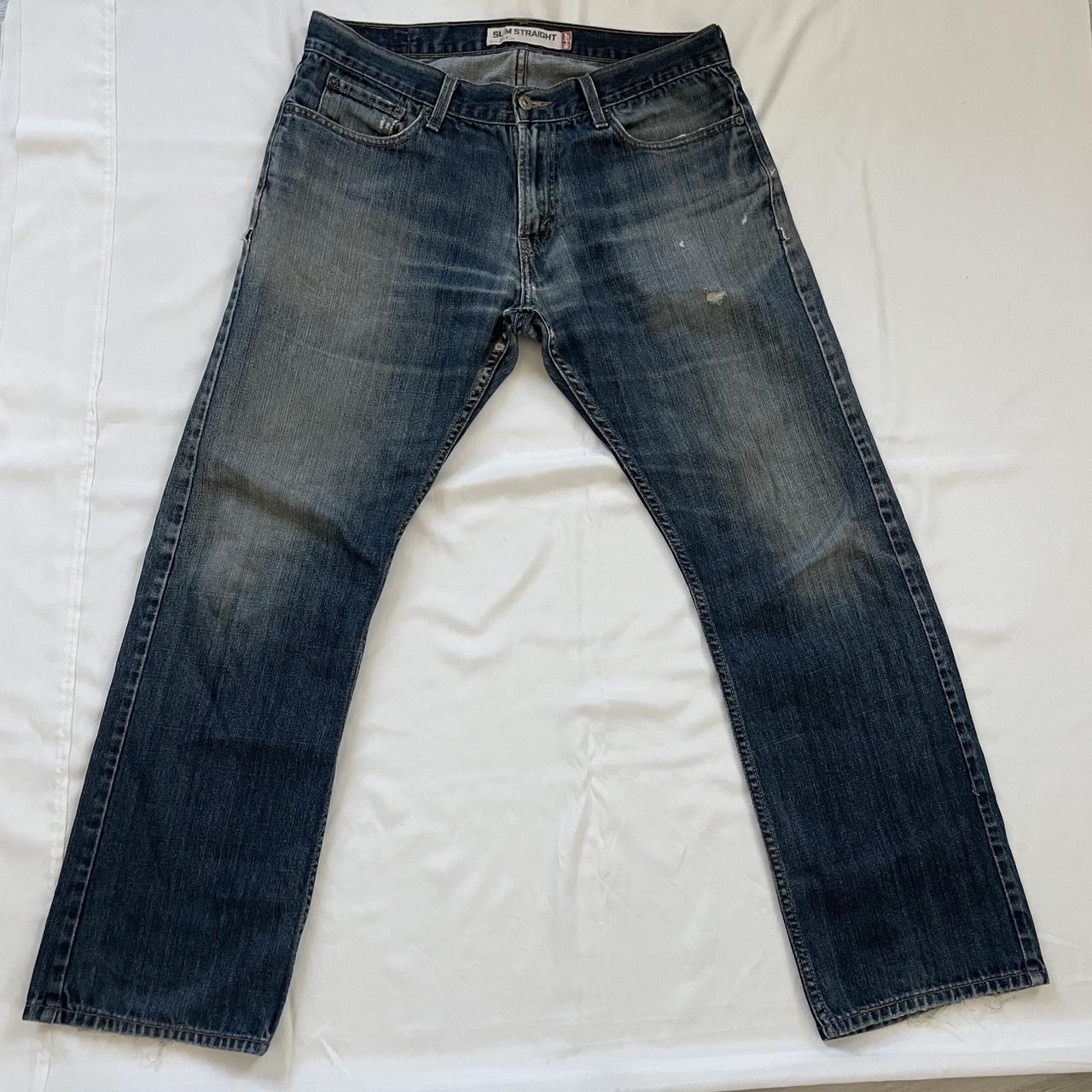 Vintage Levi’s 514 Slim Straight Jeans -size... - Depop