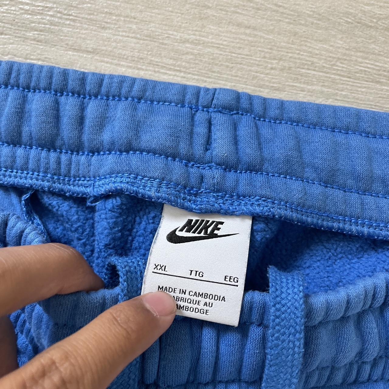 Modern Blue Nike Sweatpants -size xxl can fit xl - Depop